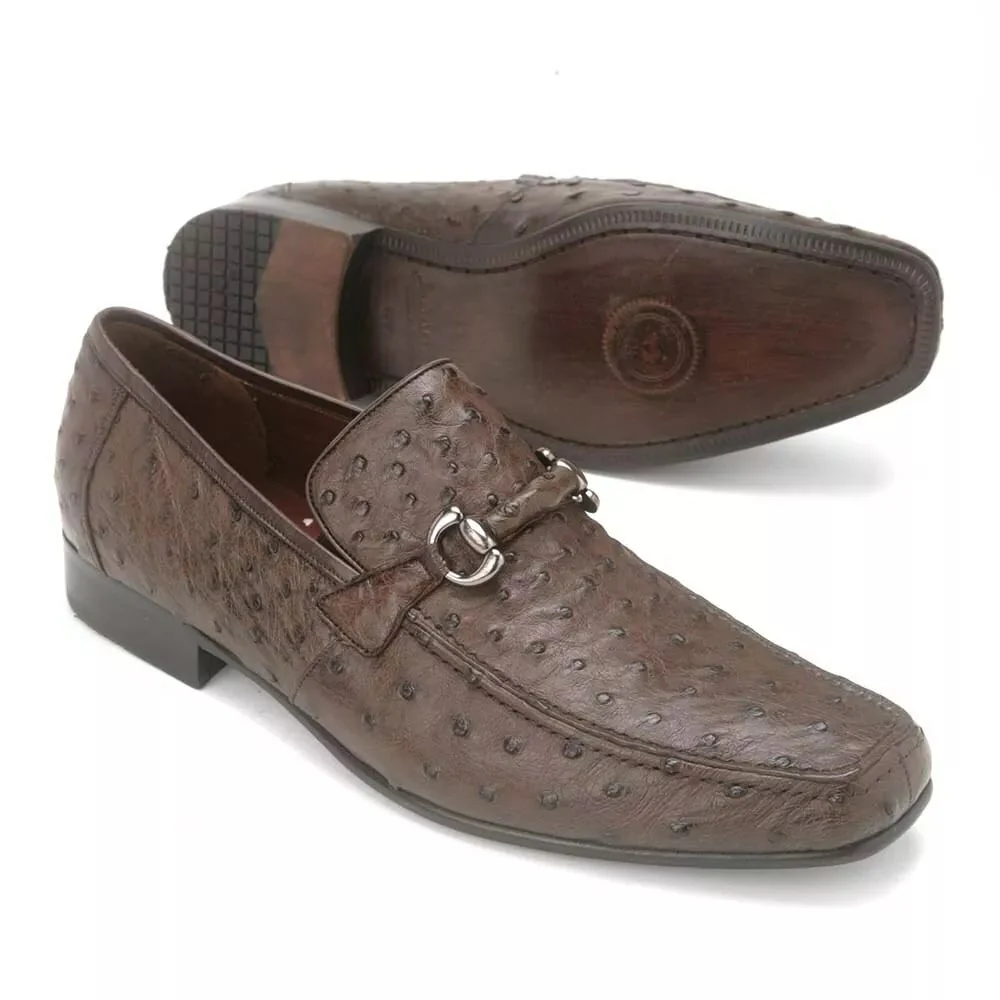 Brown Genuine Caiman Belly & Lizard Slip On By Los Altos - Image 4