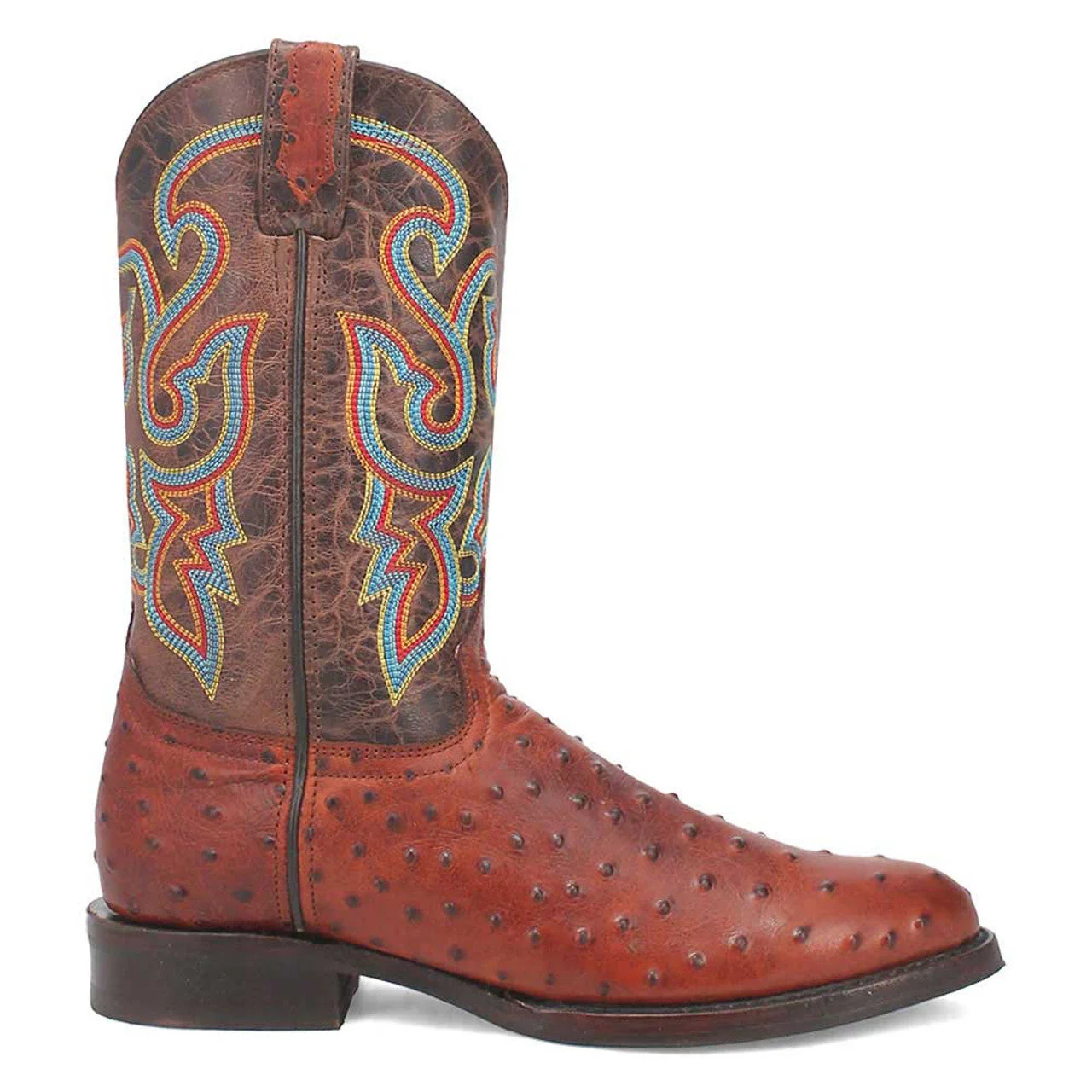 Dingo Brown Lizard Print Leather Boots - Image 2