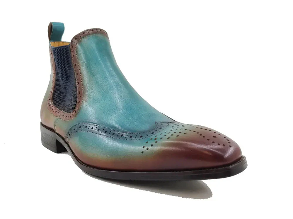 Burnished Calfskin Wingtip Boot - Image 5