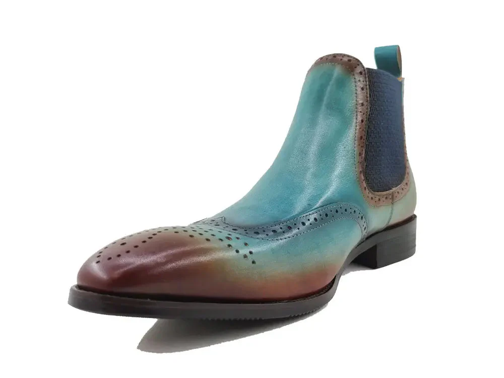 Burnished Calfskin Wingtip Boot - Image 6