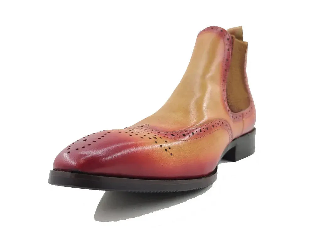 Burnished Calfskin Wingtip Boot - Image 8