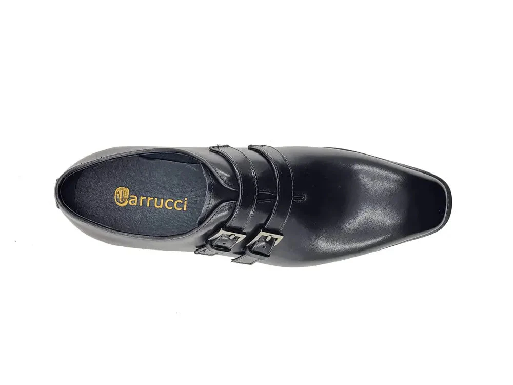 Burnished Double Monk Whole Cut Shoe - Image 5