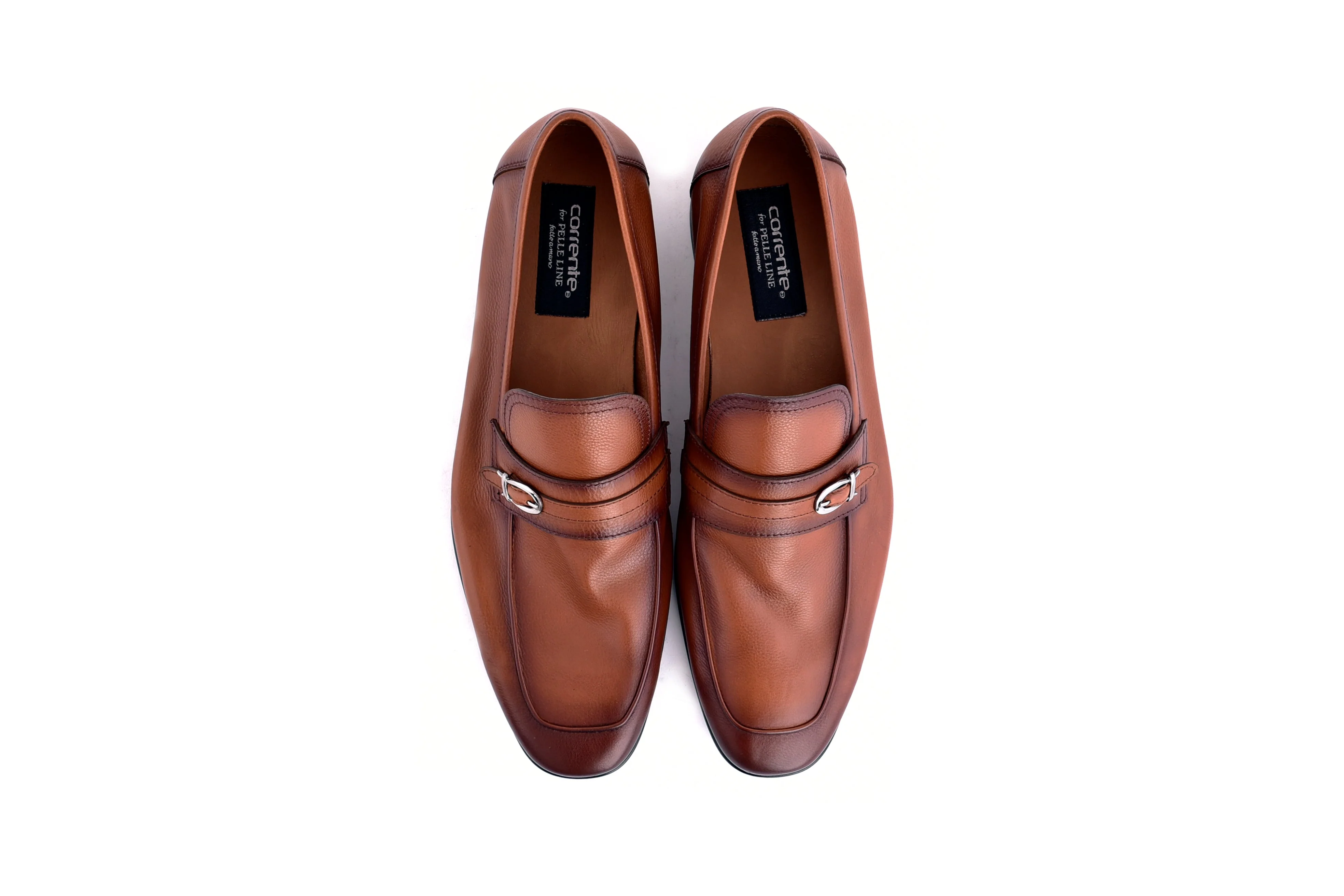 C0001118-7256 Side buckle loafer- Tan - Image 5