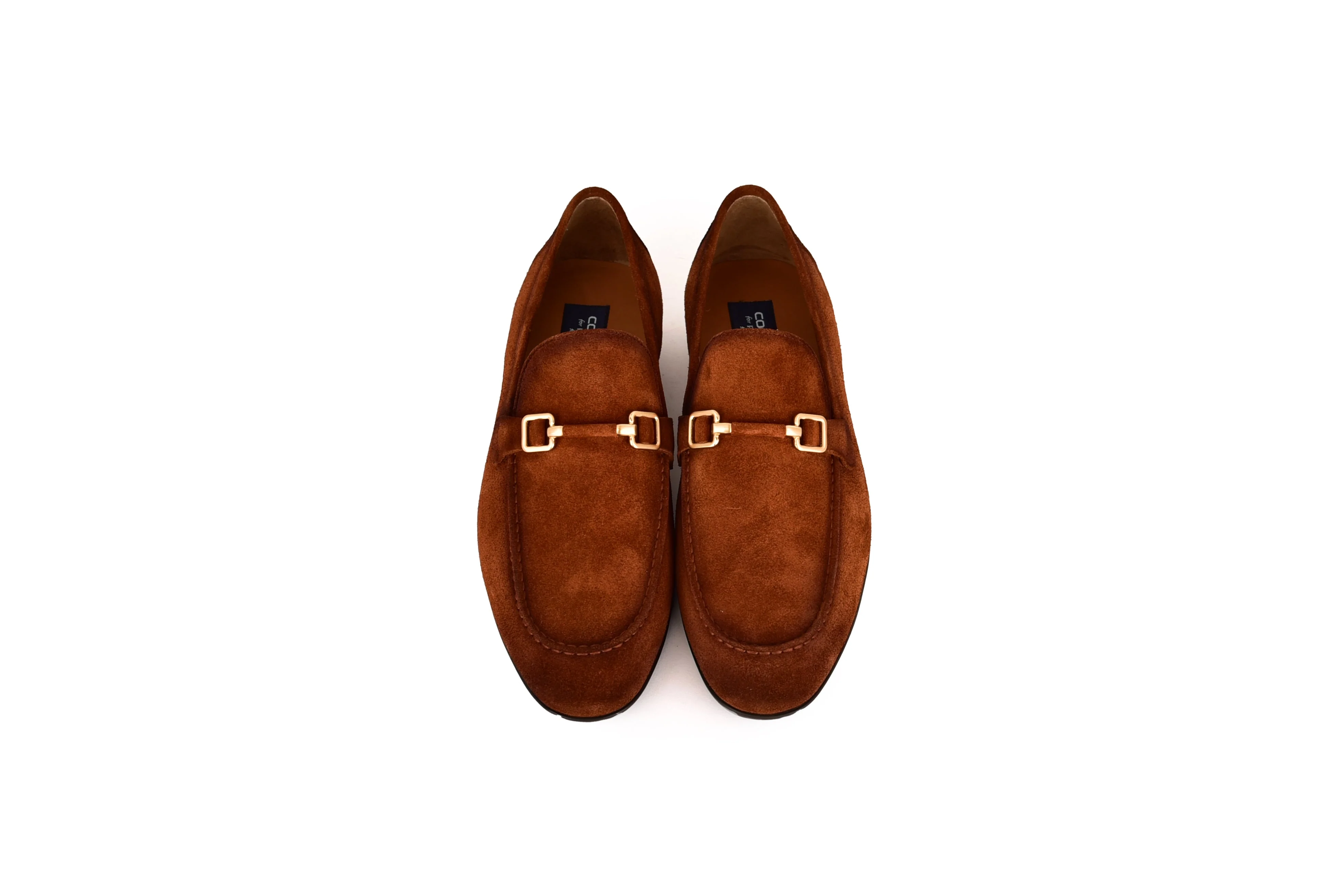 C000204-7373S Soft suede Buckle Loafer-Tan - Image 4