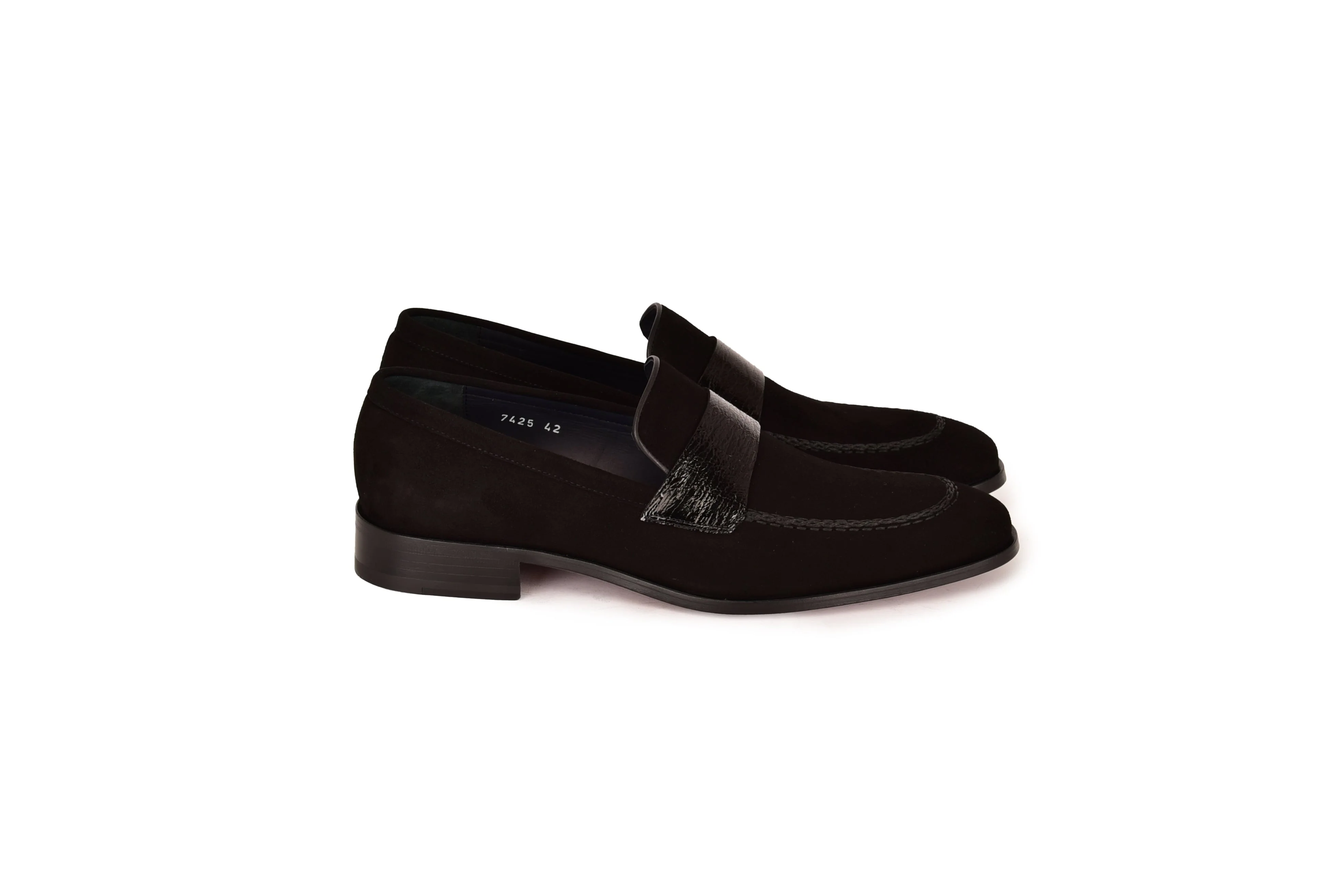C000211-7425S Loafer-Black Suede - Image 2