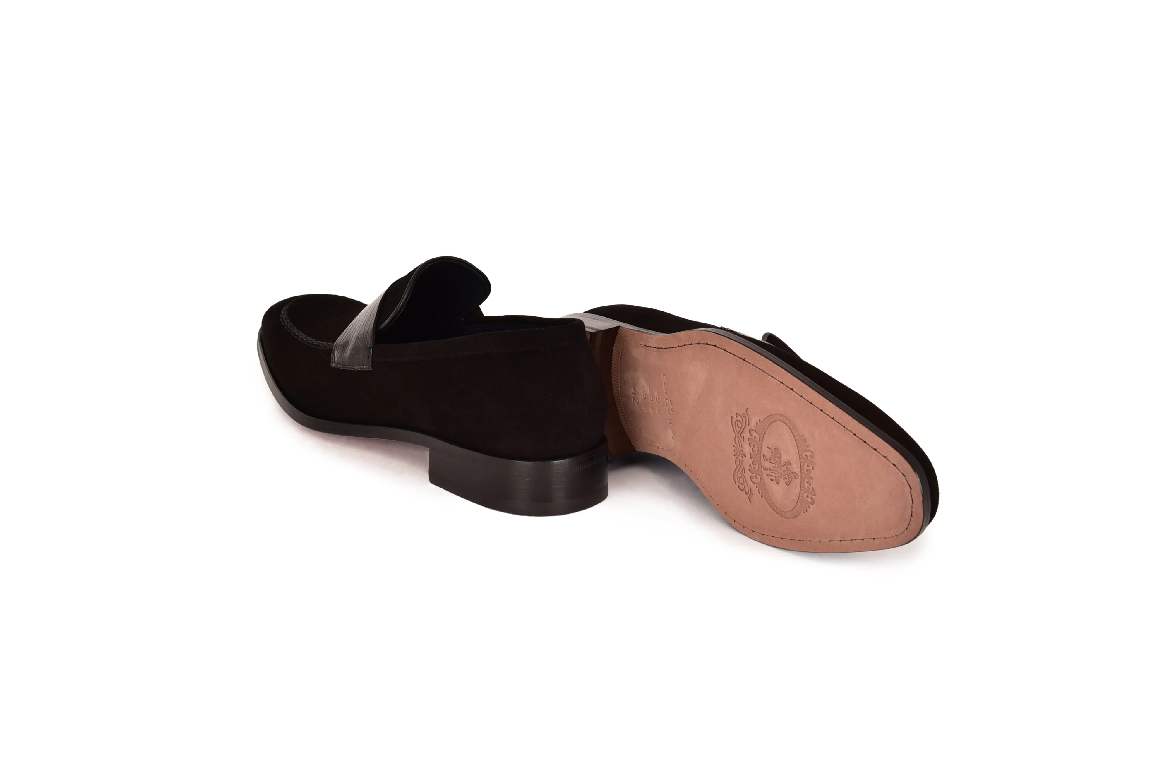 C000211-7425S Loafer-Black Suede - Image 3