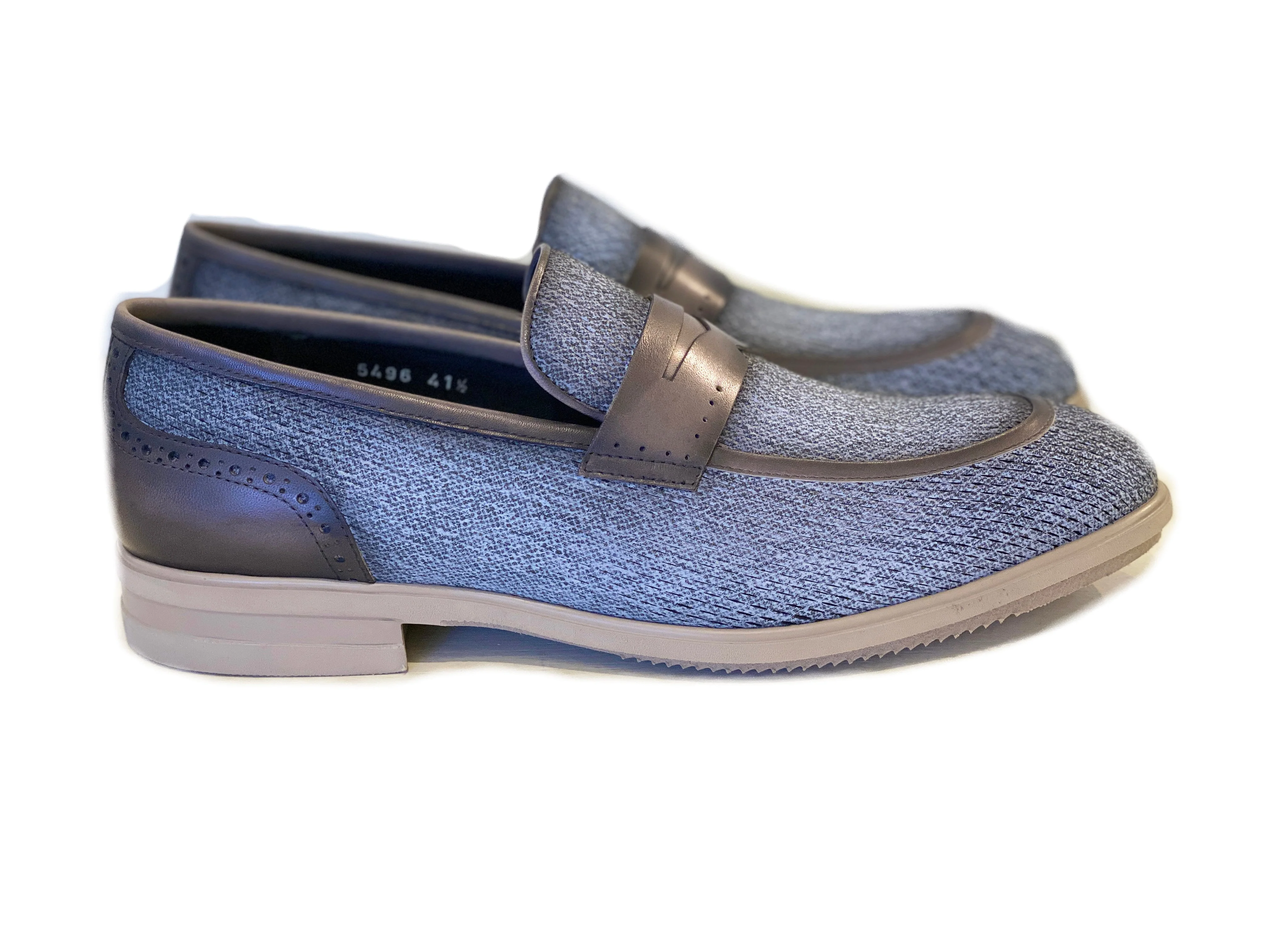 C0018-5496 Contrast Penny Loafer-Jeans - Image 2