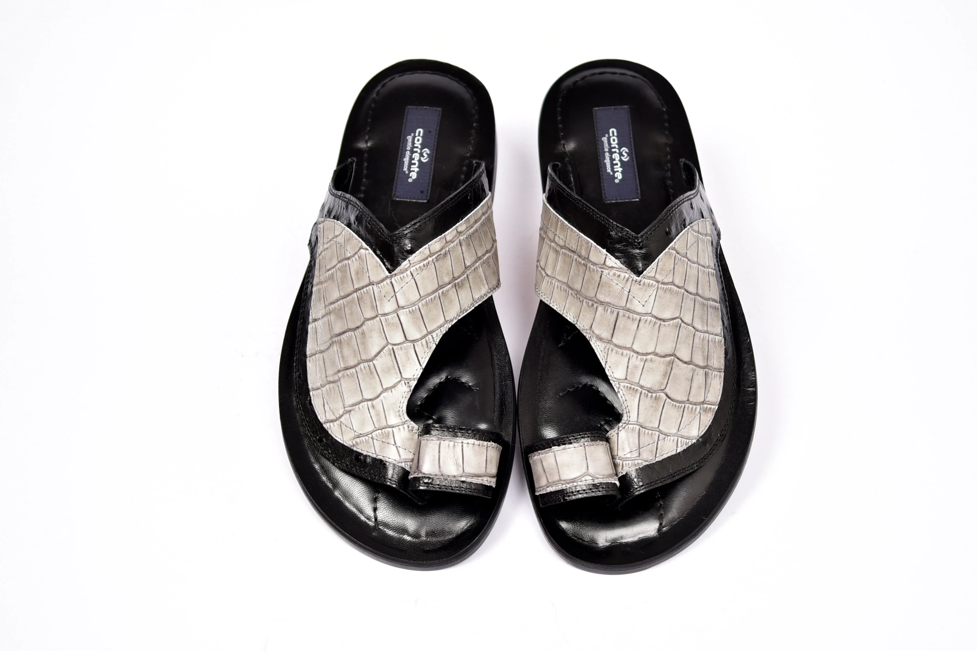 C0061-Corrente 5831 Sandal- Black-Grey - Image 4