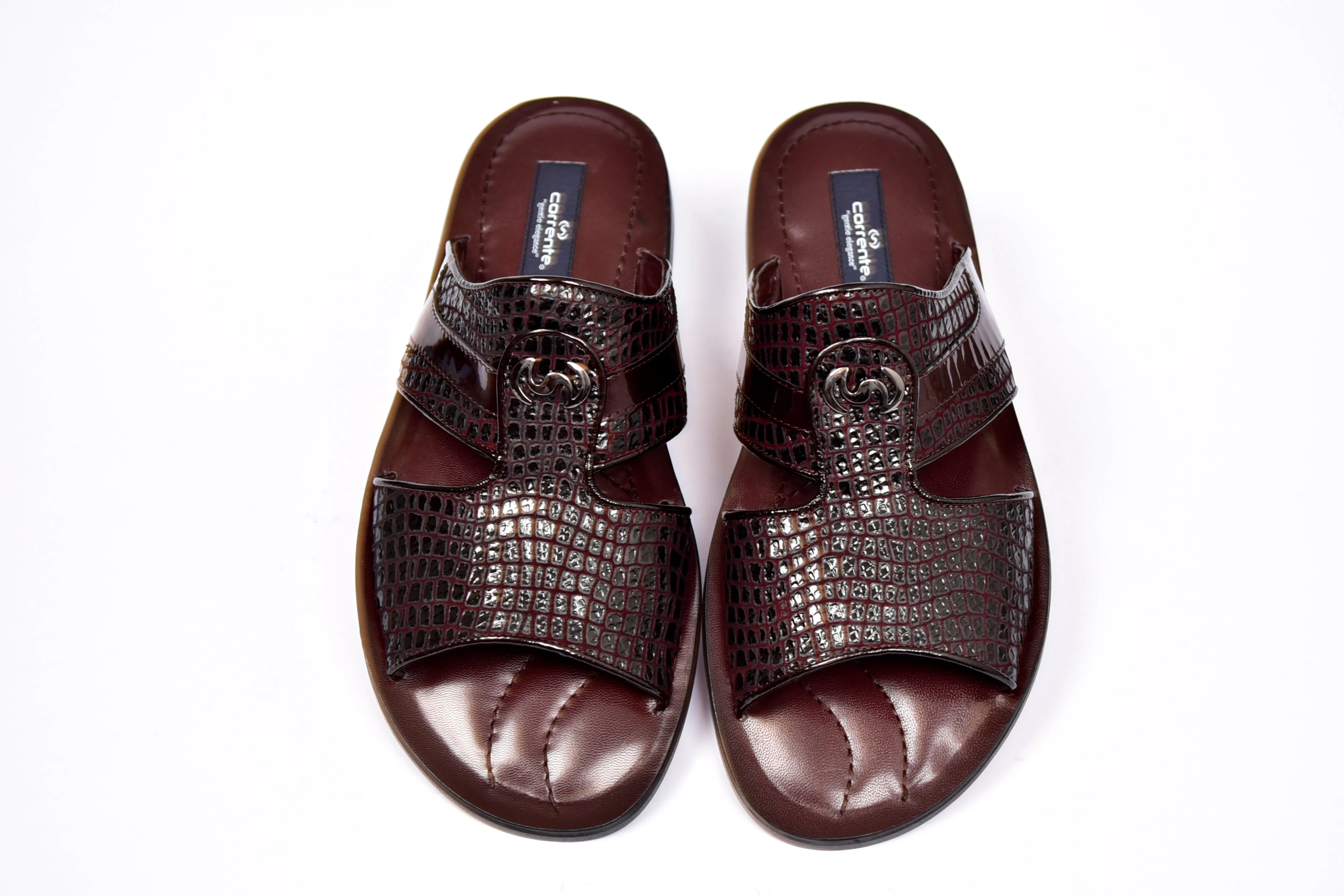 C0071-Corrente 5829 Sandal- Burgundy - Image 3