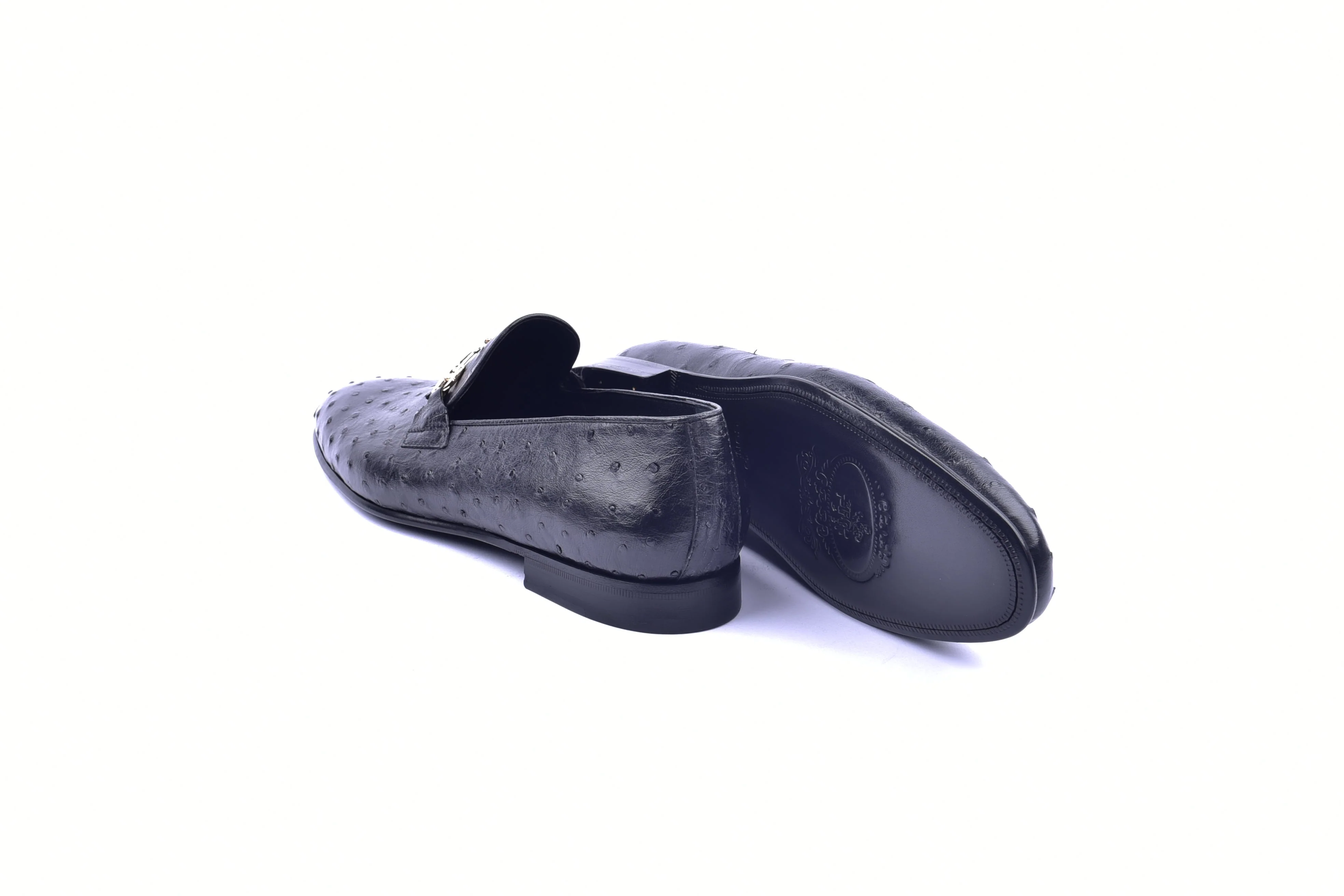 C02201-5405 Genuine Ostrich- Black - Image 3