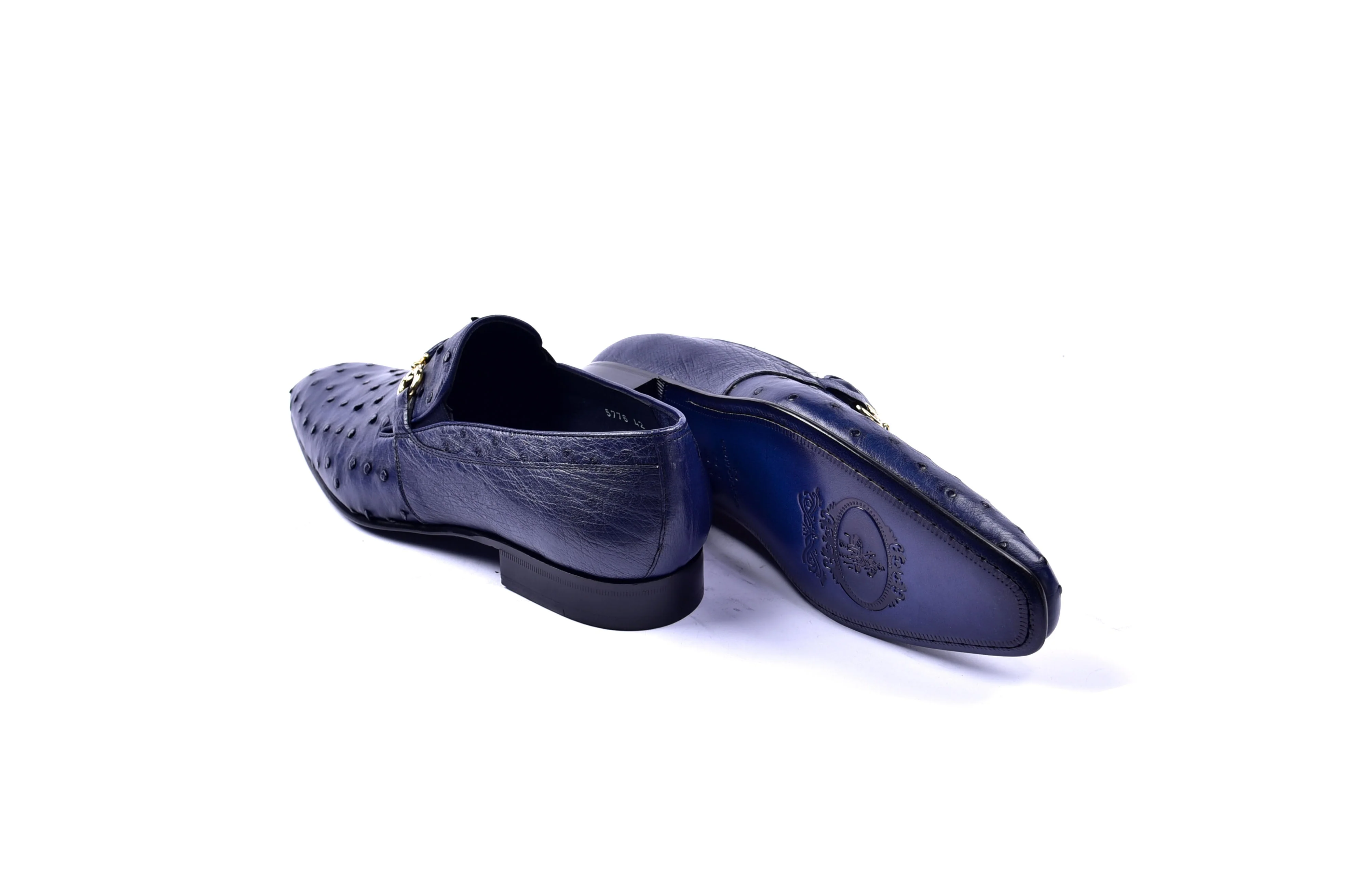 C0226-5776 Genuine Ostrich- Navy - Image 4