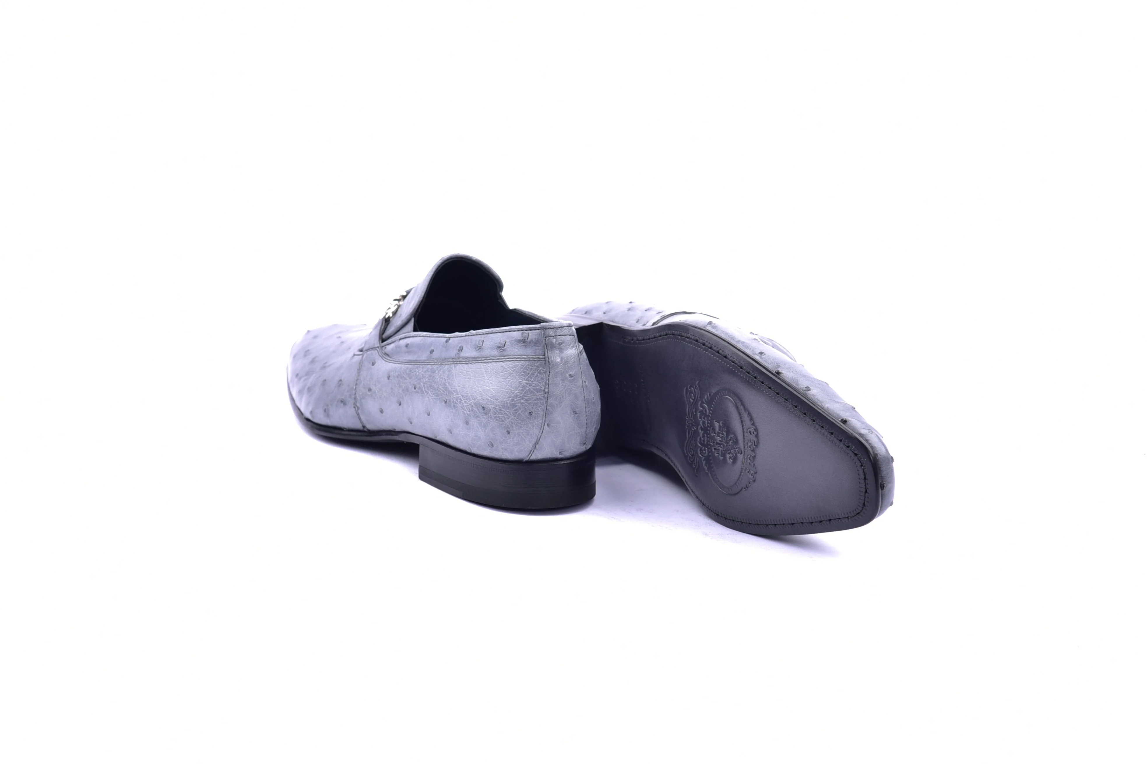 C0228-5776 Genuine Ostrich- Grey - Image 4