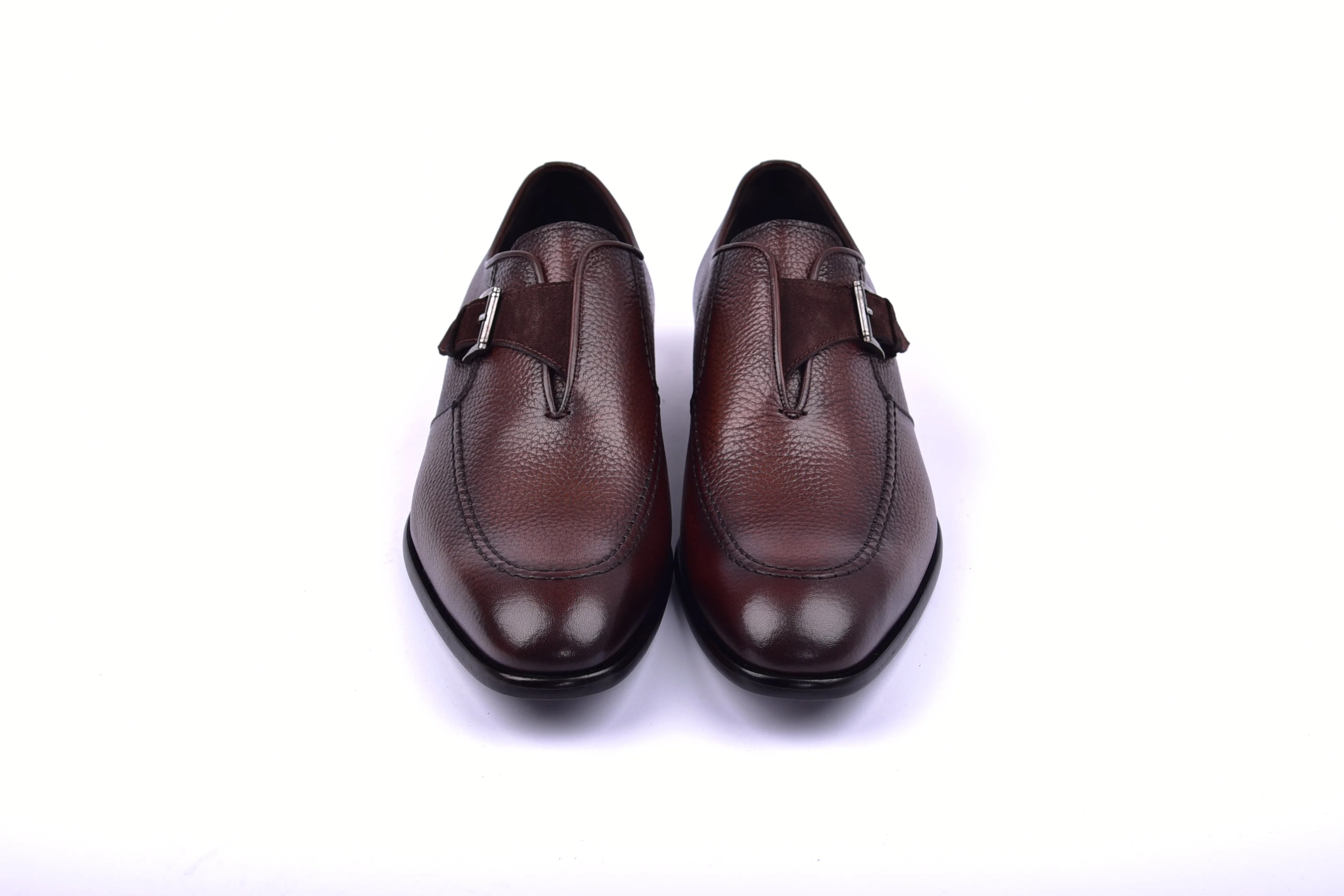 C051-6471 Monk strap-Brown - Image 4