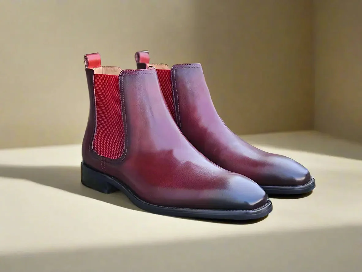 Calfskin Leather Chelsea Boot - Image 4