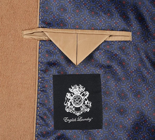 Camel Fall/Winter Essential Slim Fit Overcoat Wool Blend - Image 5