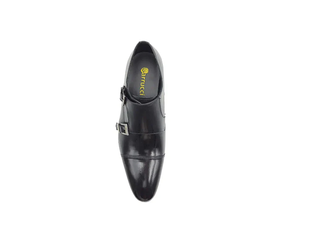 Cap Toe Double Monk Strap Shoe - Image 4