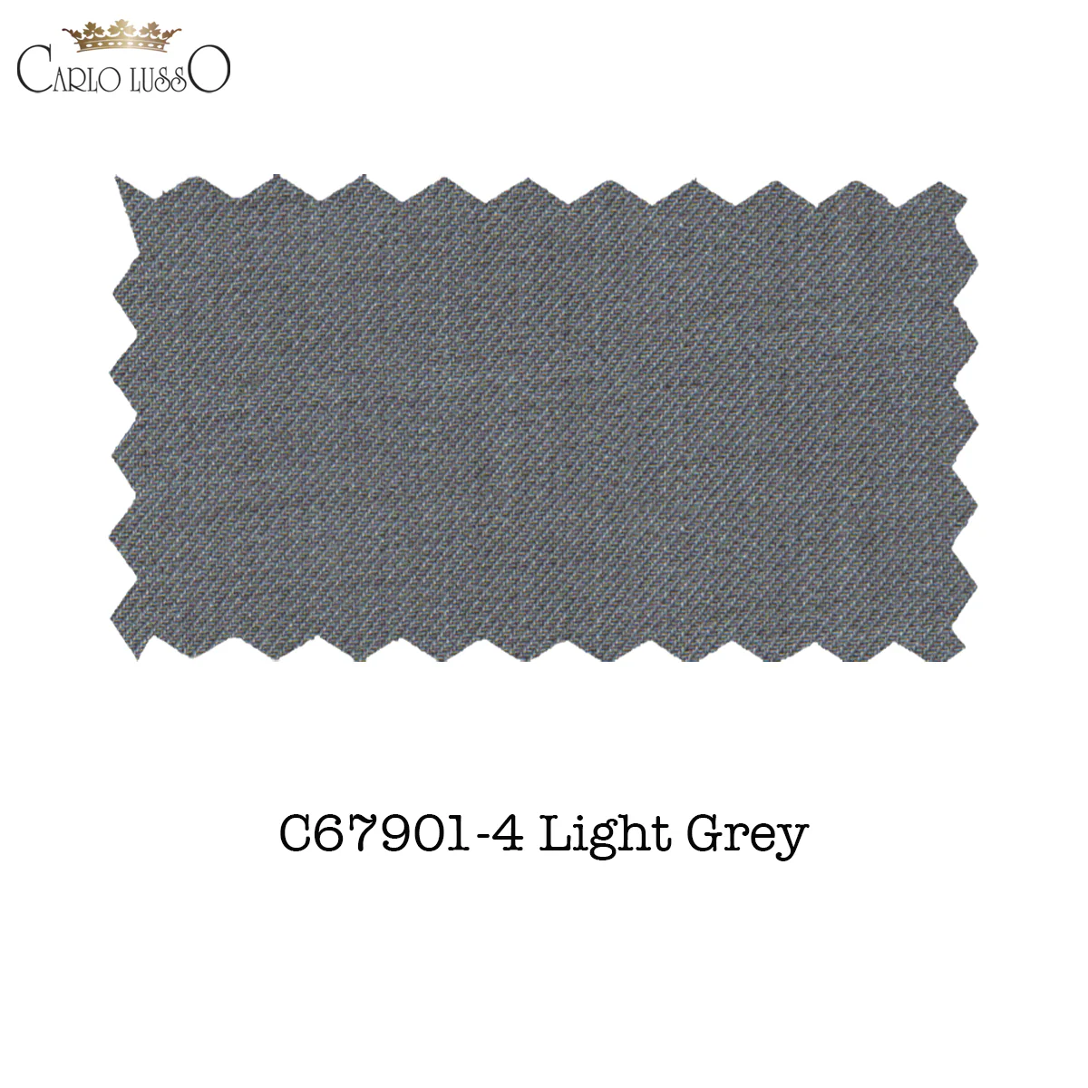 Carlo Lusso Medium Gray Two-button Poly Blend Suit - Image 9