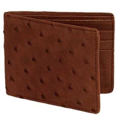 Cartera Avestruz Original Cafe