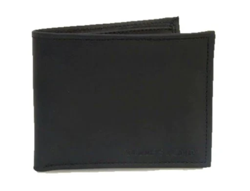 Cartera de Cuero Original Tombstone Color Negro Lisa