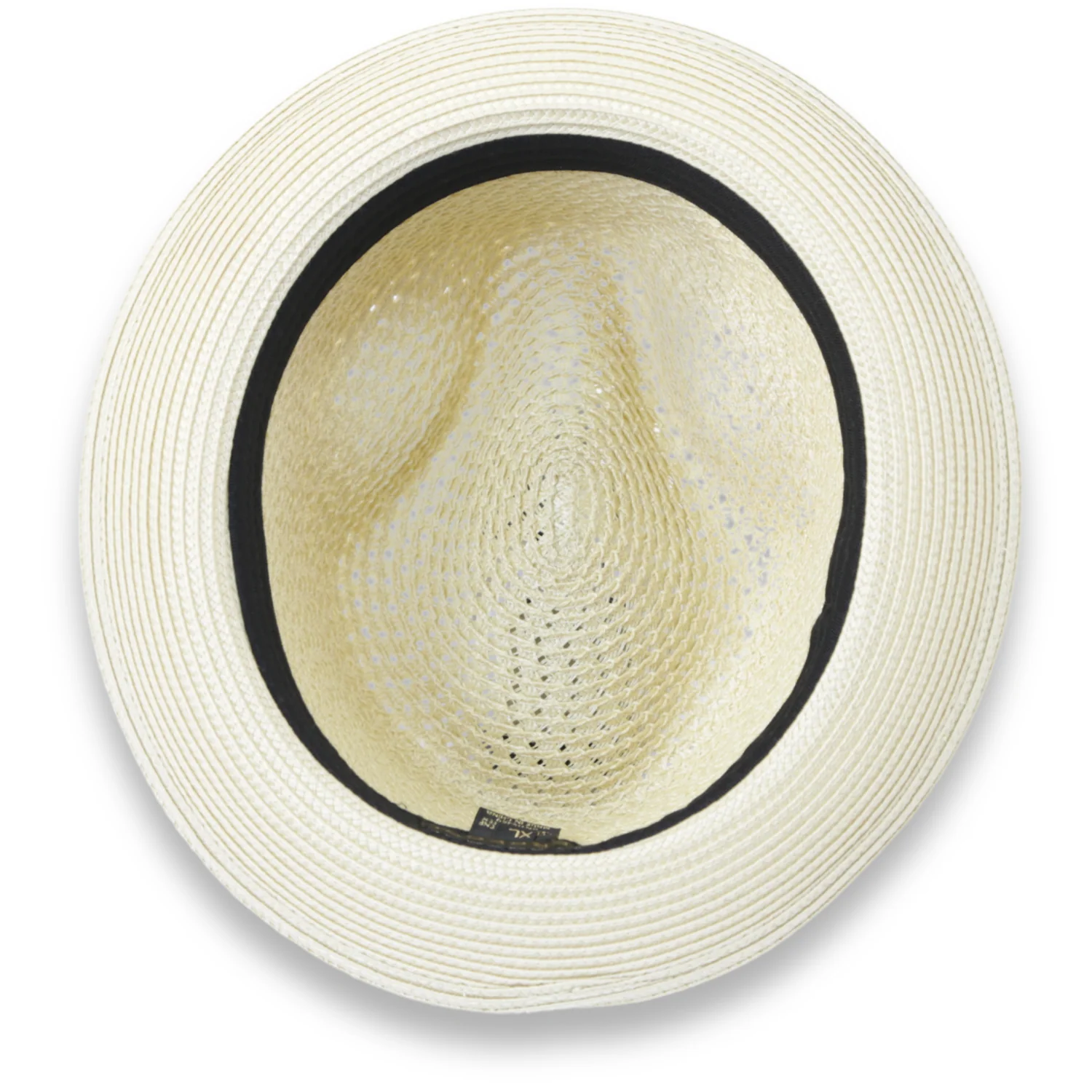 Castor Crushable Straw Hat Fedora in Tan - Image 3