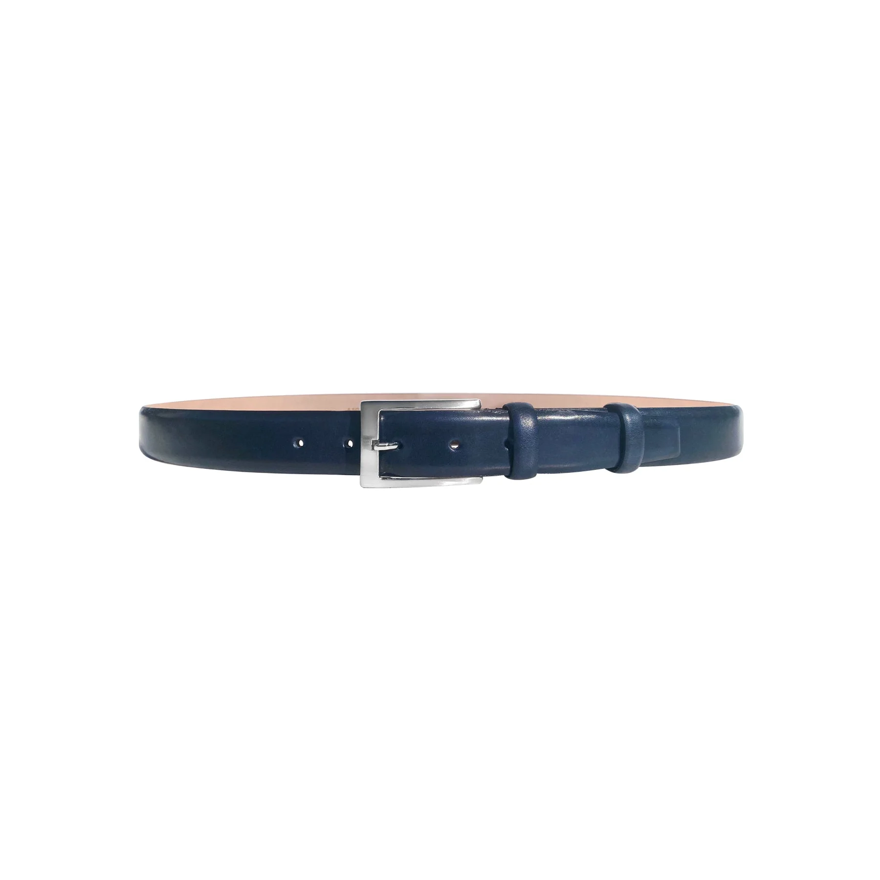 CBelt -1547 Plain Leather Belt - Navy - Image 2