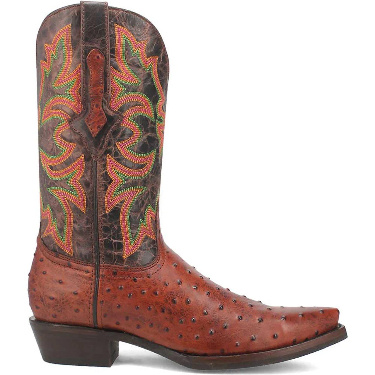 Dingo Cognac Snip Toe Cowboy Boot - Image 2