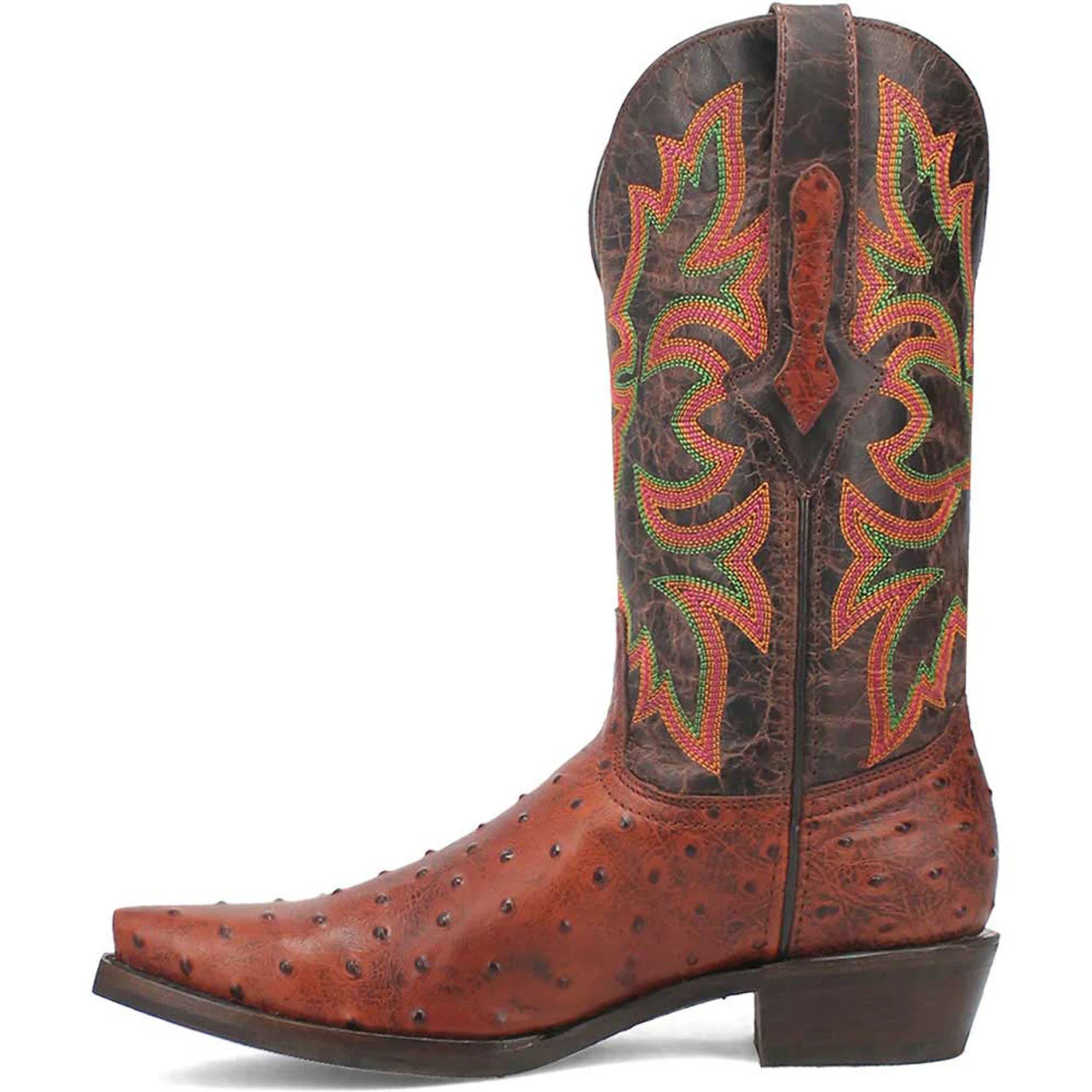 Dingo Cognac Snip Toe Cowboy Boot - Image 3