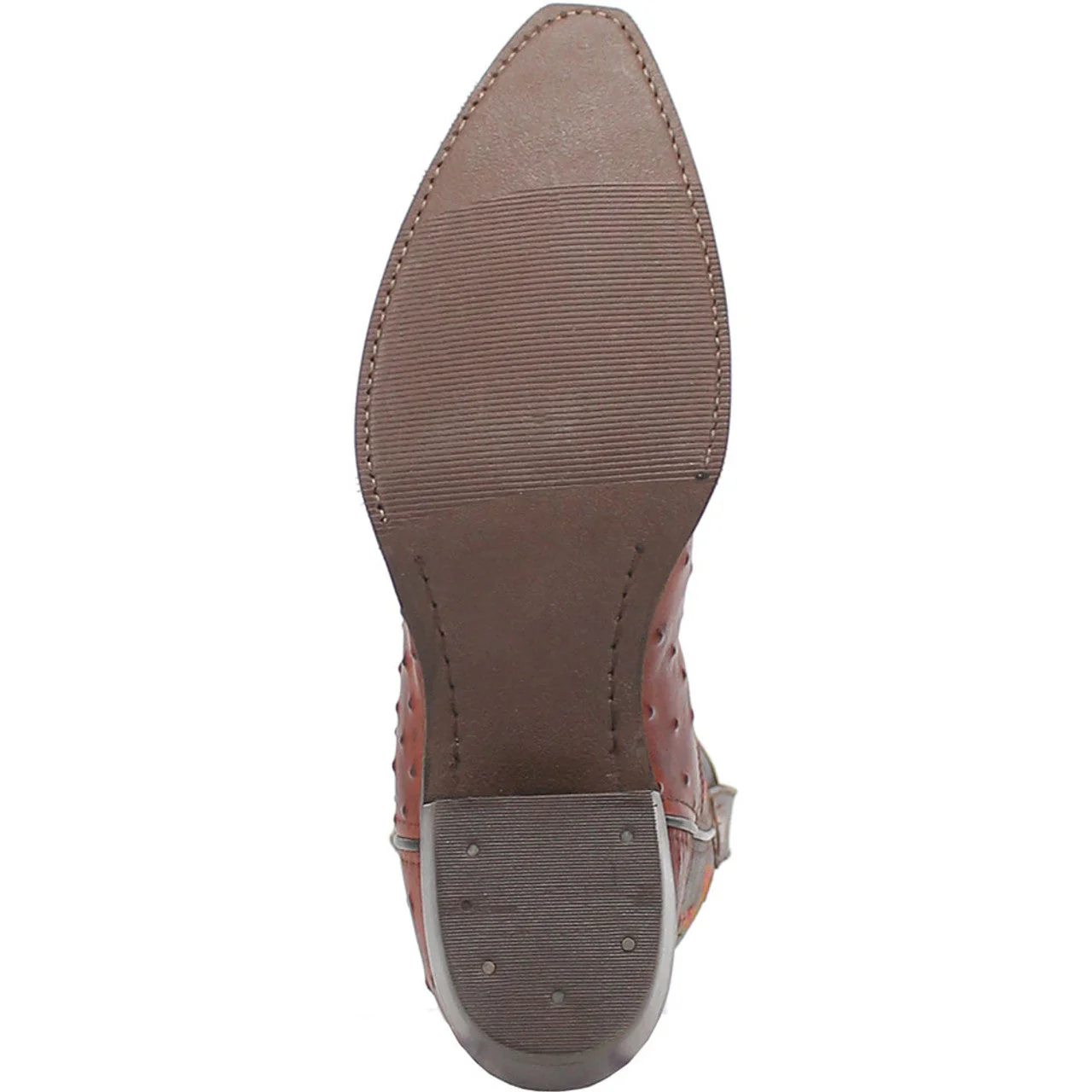 Dingo Cognac Snip Toe Cowboy Boot - Image 5