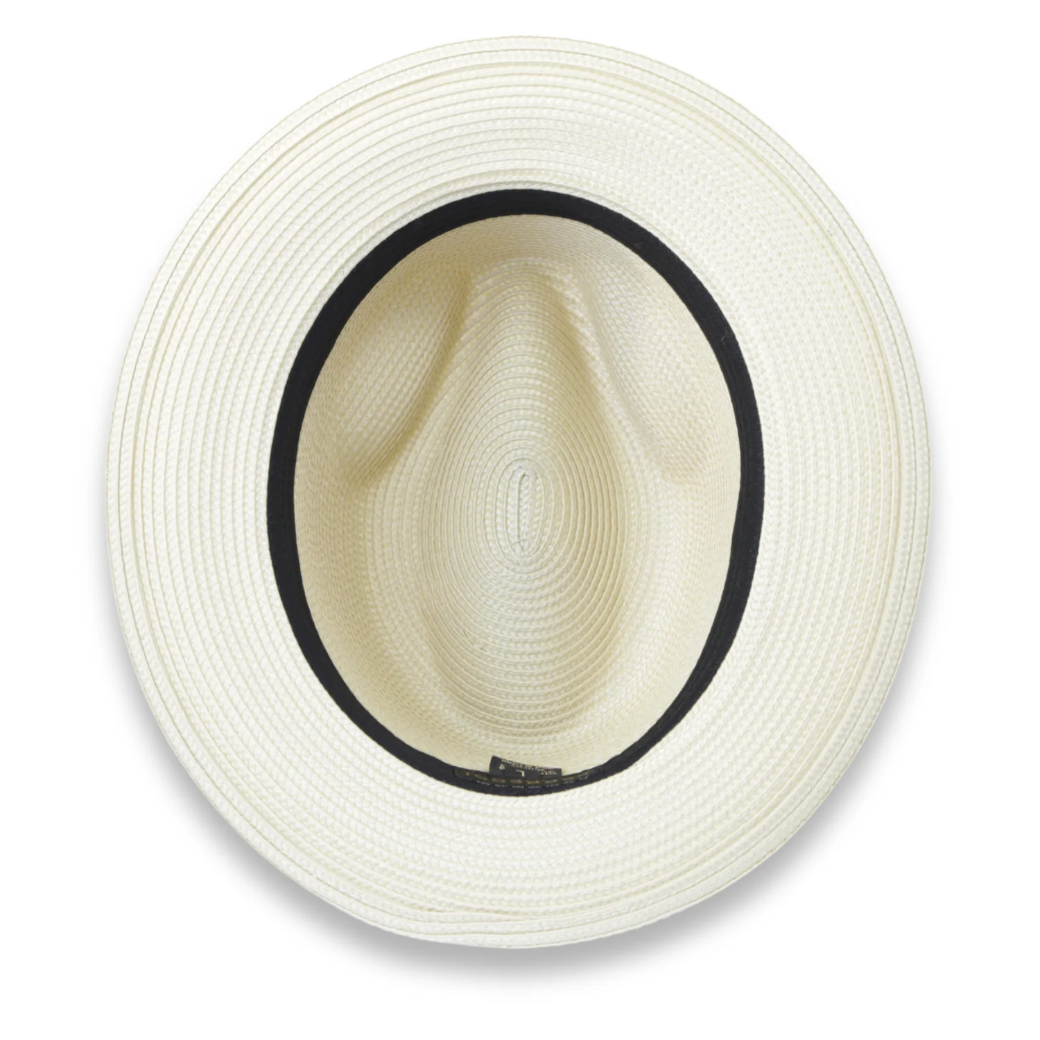 Tapa Crushable Straw Hat Fedora in Beige - Image 3