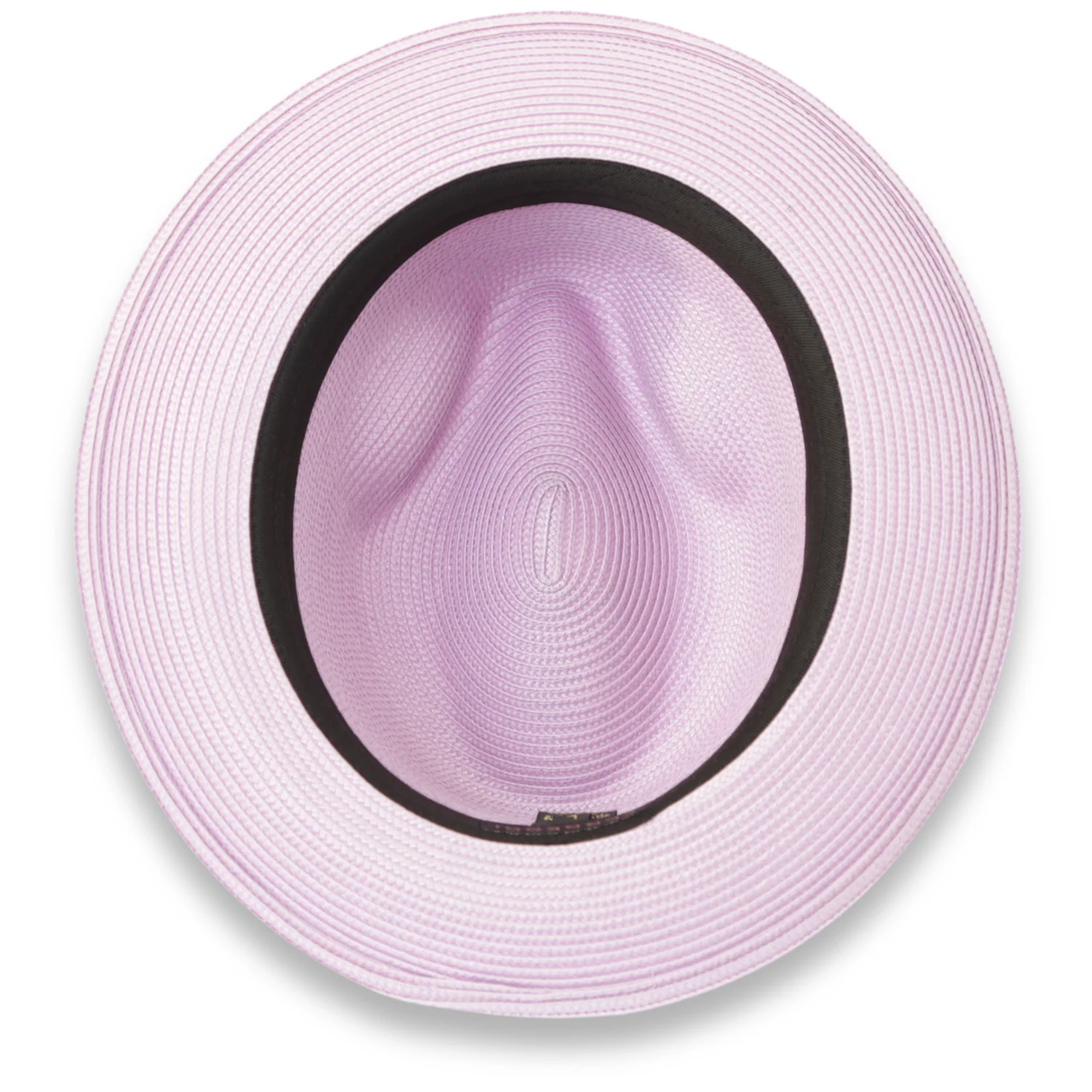 Tapa Crushable Straw Hat Fedora in Lavender - Image 3