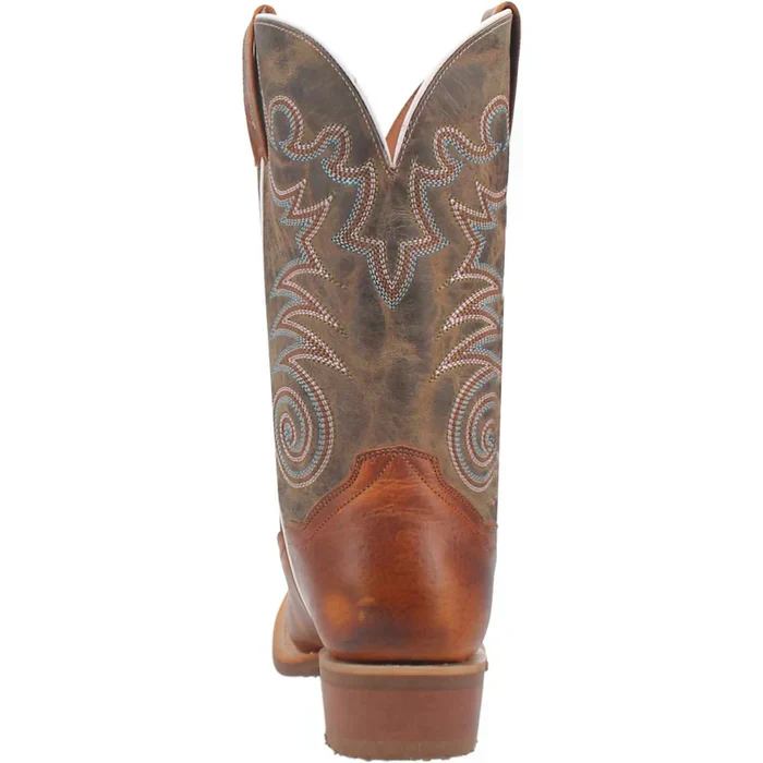 Dan Post Men's Cruz Genuine Leather Square Toe Boots - Honey - Image 5