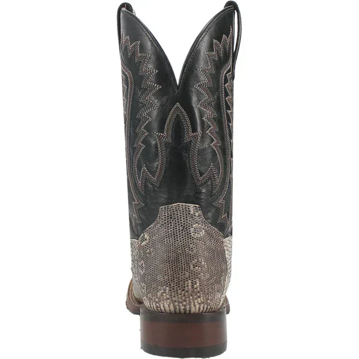 Dan Post Men's Elgin Genuine Lizard Square Toe Boots - Natural - Image 3