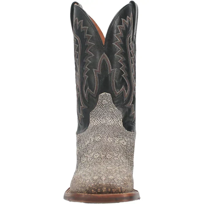 Dan Post Men's Elgin Genuine Lizard Square Toe Boots - Natural - Image 4