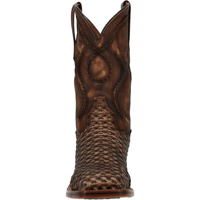 Dan Post Men's Stanley Leather Square Toe Boots - Tan - Image 3