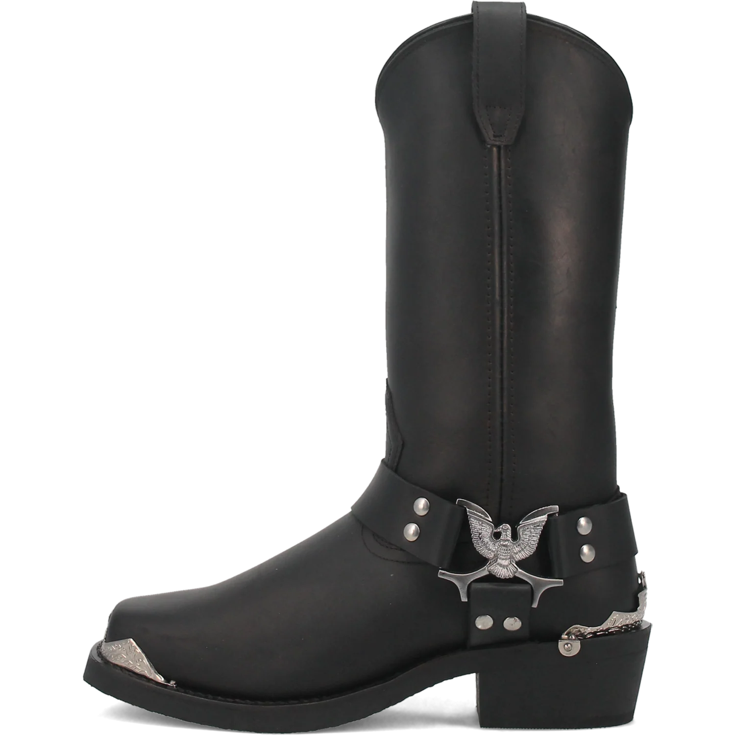 Chopper Leather Harness Biker Boot - Image 3
