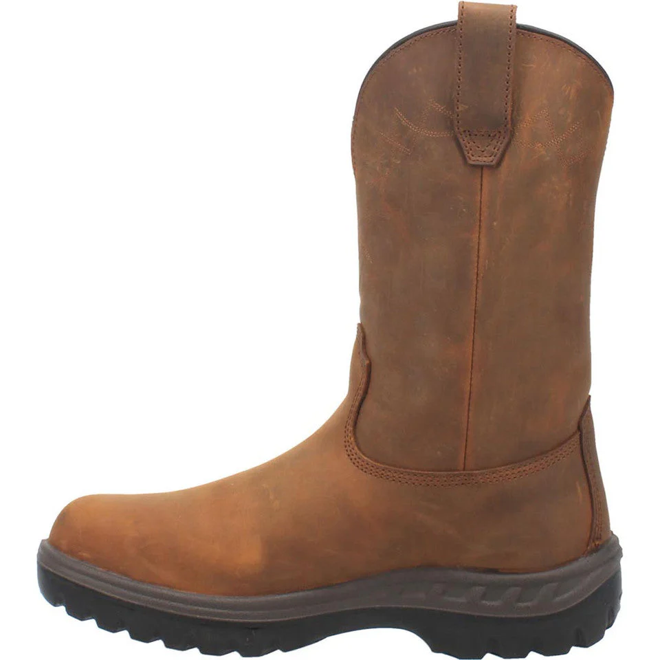 Dan Post Cummins Waterproof Tan Round Toe Leather Boot - Image 3