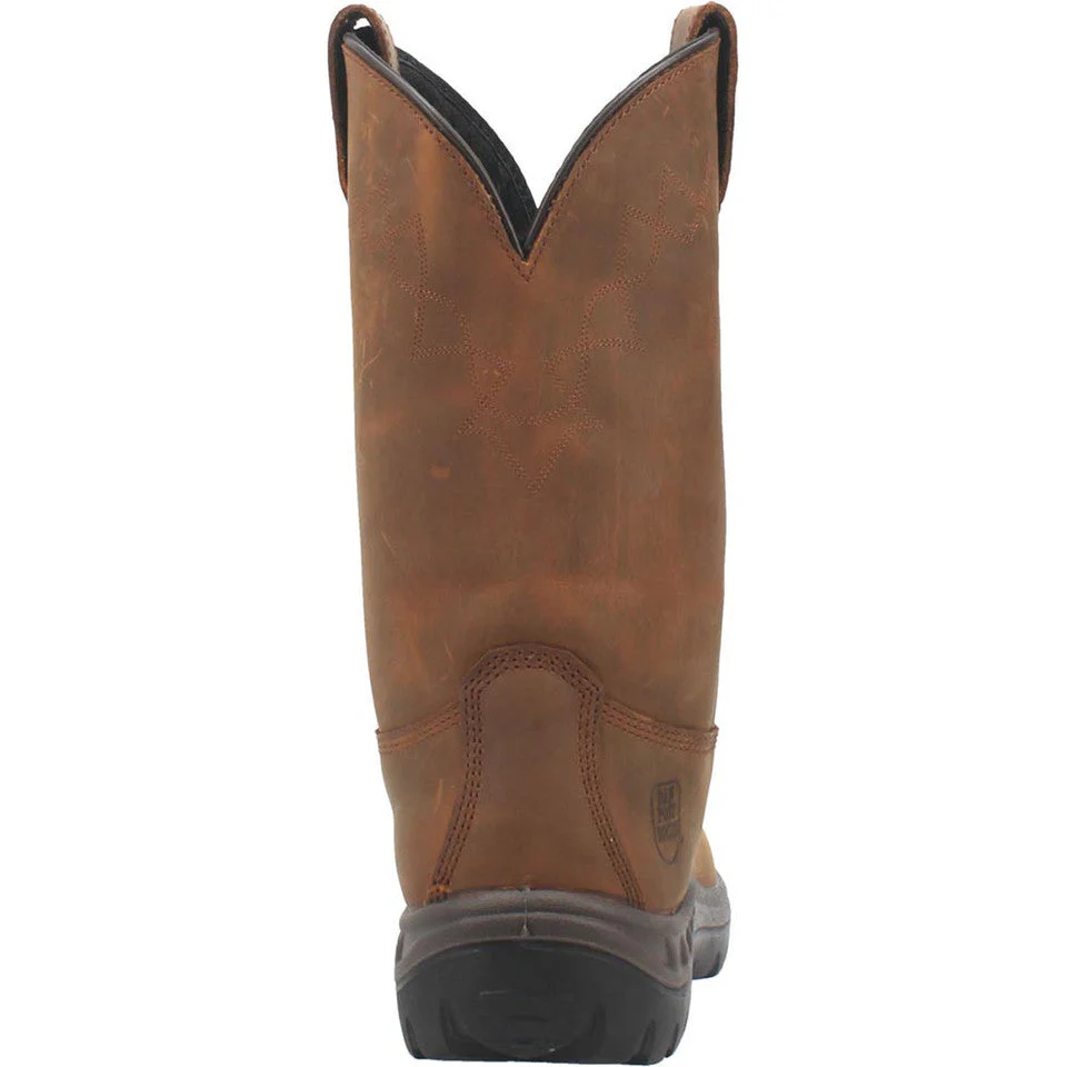 Dan Post Cummins Waterproof Tan Round Toe Leather Boot - Image 4