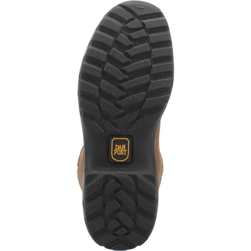 Dan Post Cummins Waterproof Tan Round Toe Leather Boot - Image 7