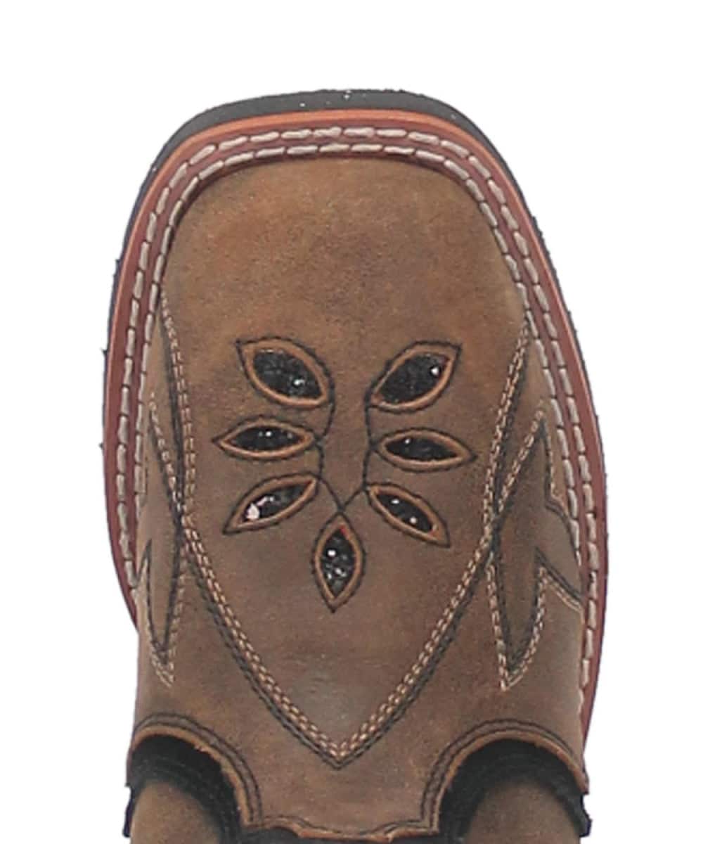 Dan Post Girls' Posy Square Toe Boot - Image 3