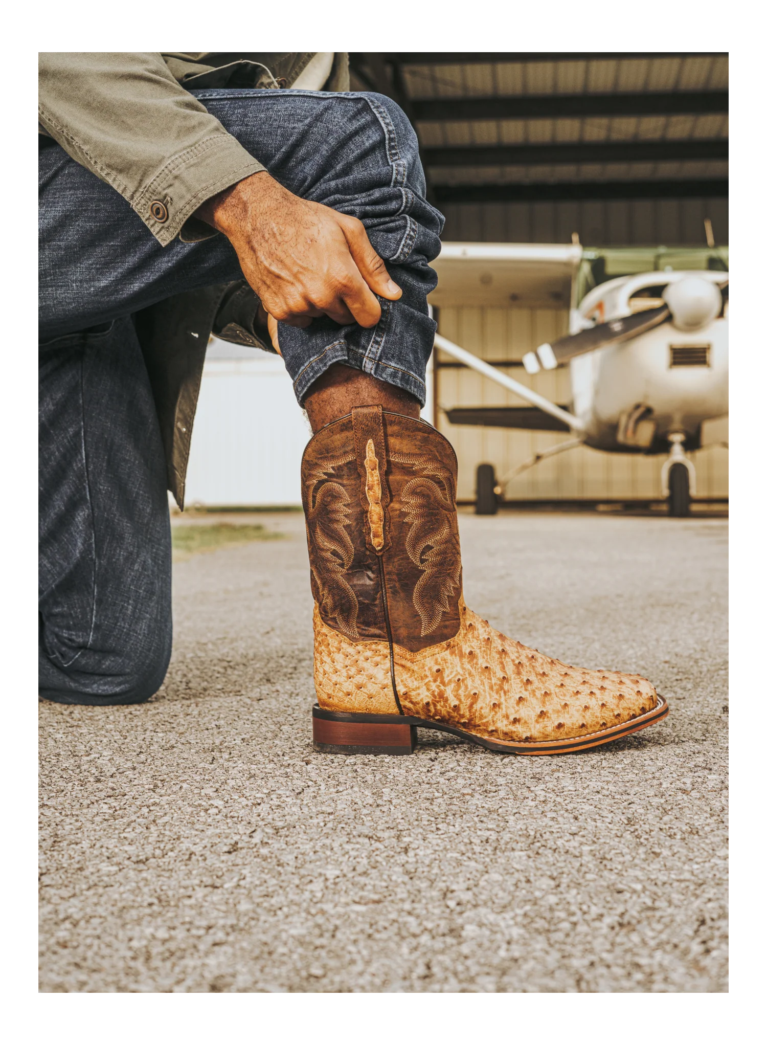 KERSHAW FULL QUILL OSTRICH BOOT - Image 11
