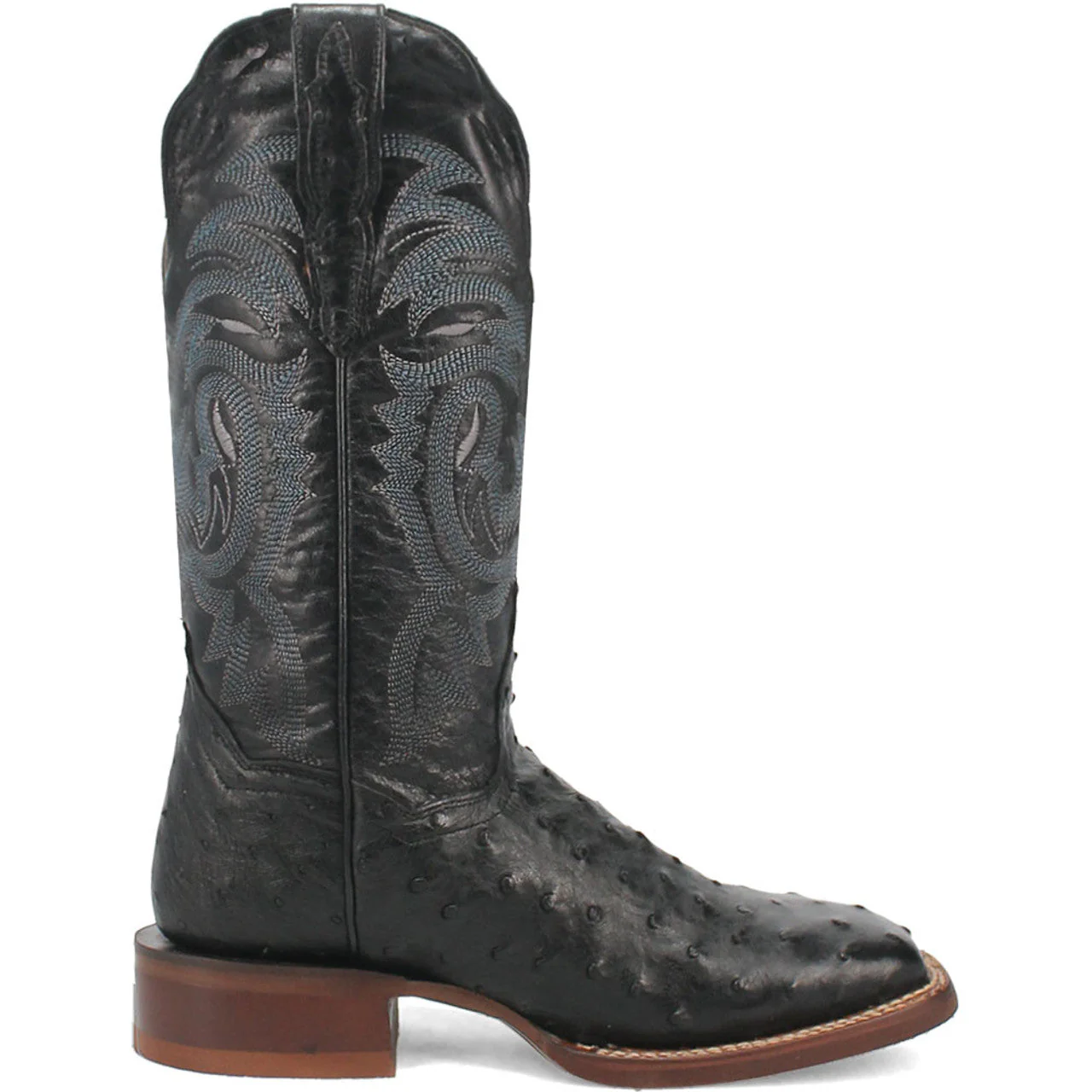 Dan Post Kylo Black Full-Quill Ostrich Boots - Image 2