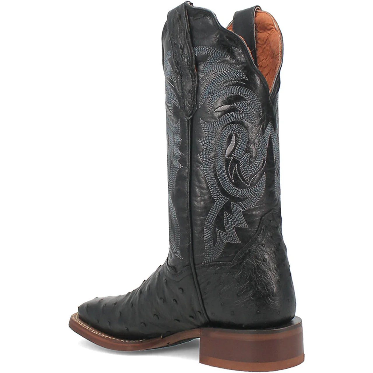 Dan Post Kylo Black Full-Quill Ostrich Boots - Image 6