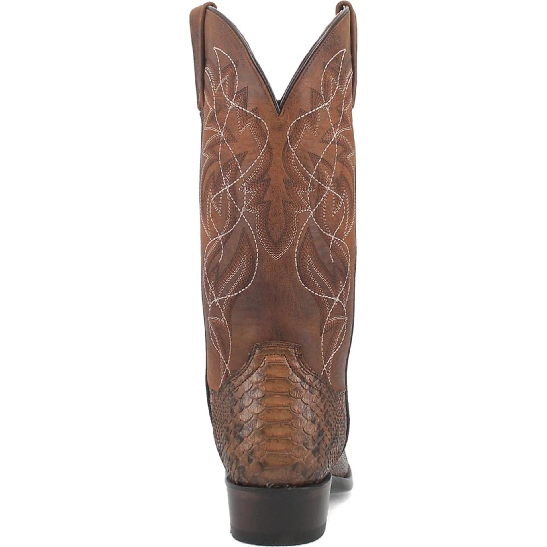 Dan Post Men’s Bay Apache Manning 13 Round Toe Genuine Python Leather Cowboy Boot - Image 3