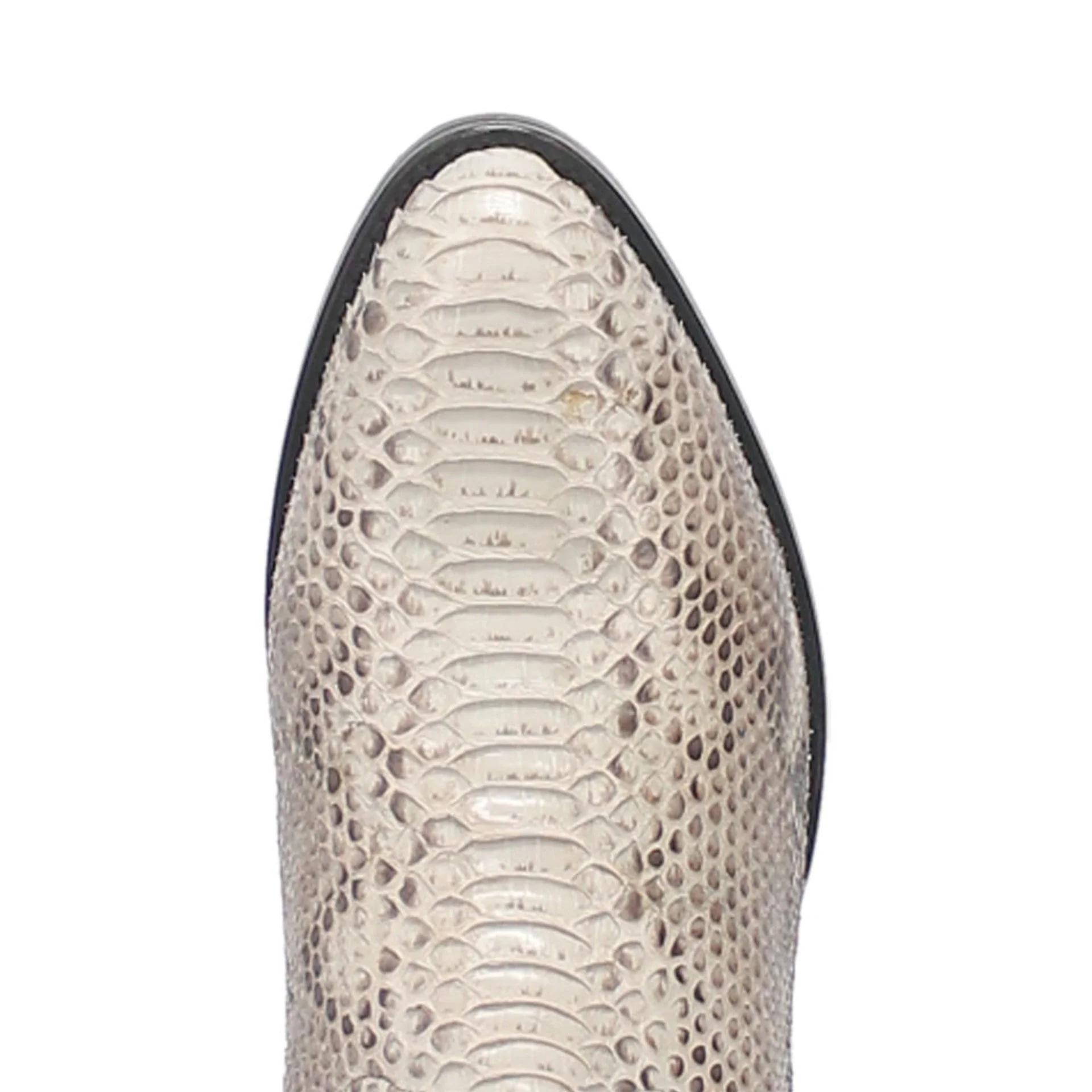 Dan Post Men’s Manning Black and Natural Python 13” Round Toe Leather Boot - Image 2
