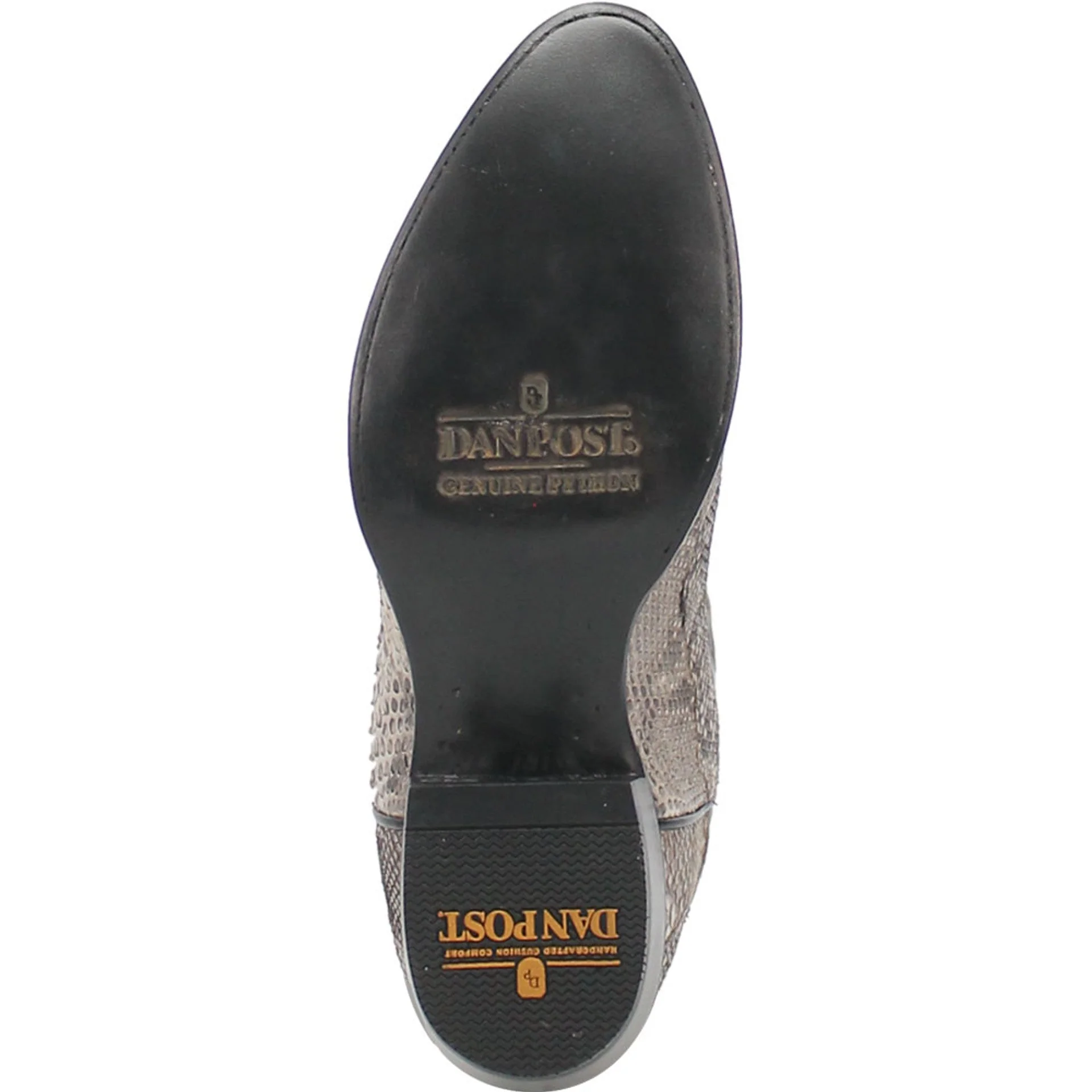 Dan Post Men’s Manning Black and Natural Python 13” Round Toe Leather Boot - Image 5
