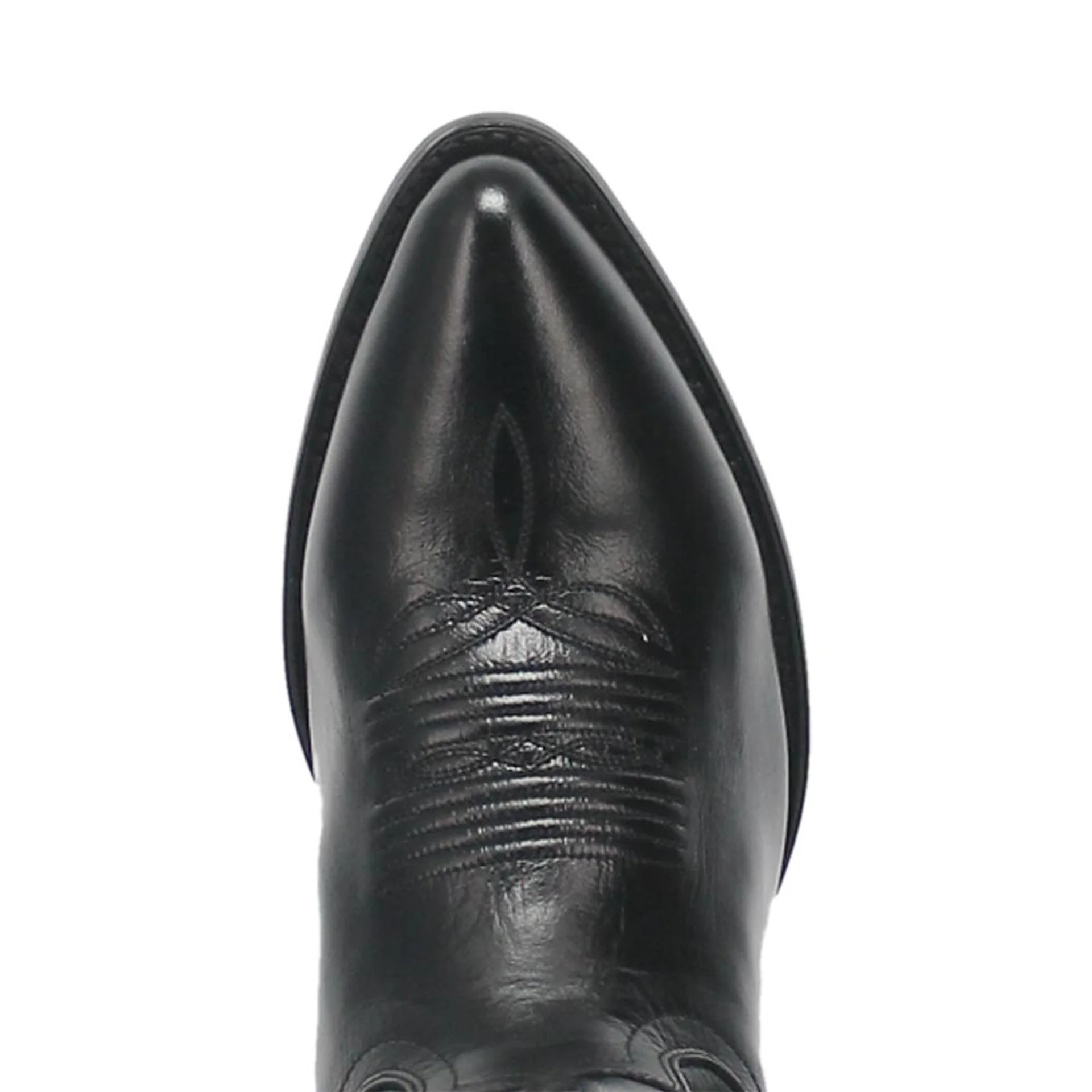 Dan Post Men’s Milwaukee 13 J Pointed Toe Black Cowboy Fine Leather Boot - Image 3
