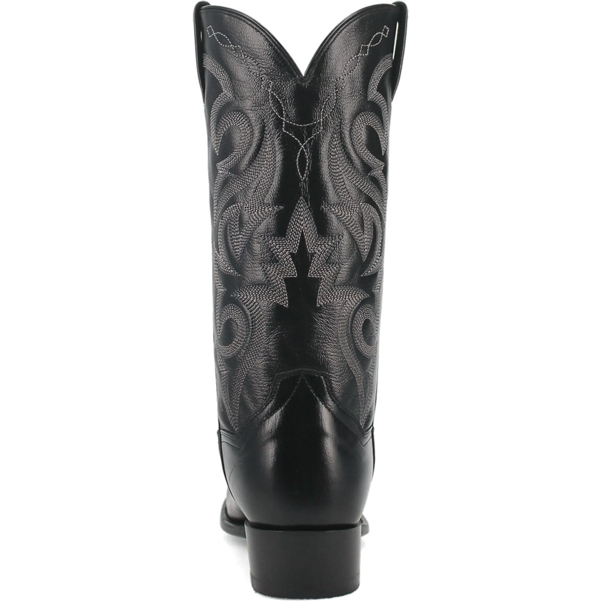 Dan Post Men’s Milwaukee 13 J Pointed Toe Black Cowboy Fine Leather Boot - Image 4