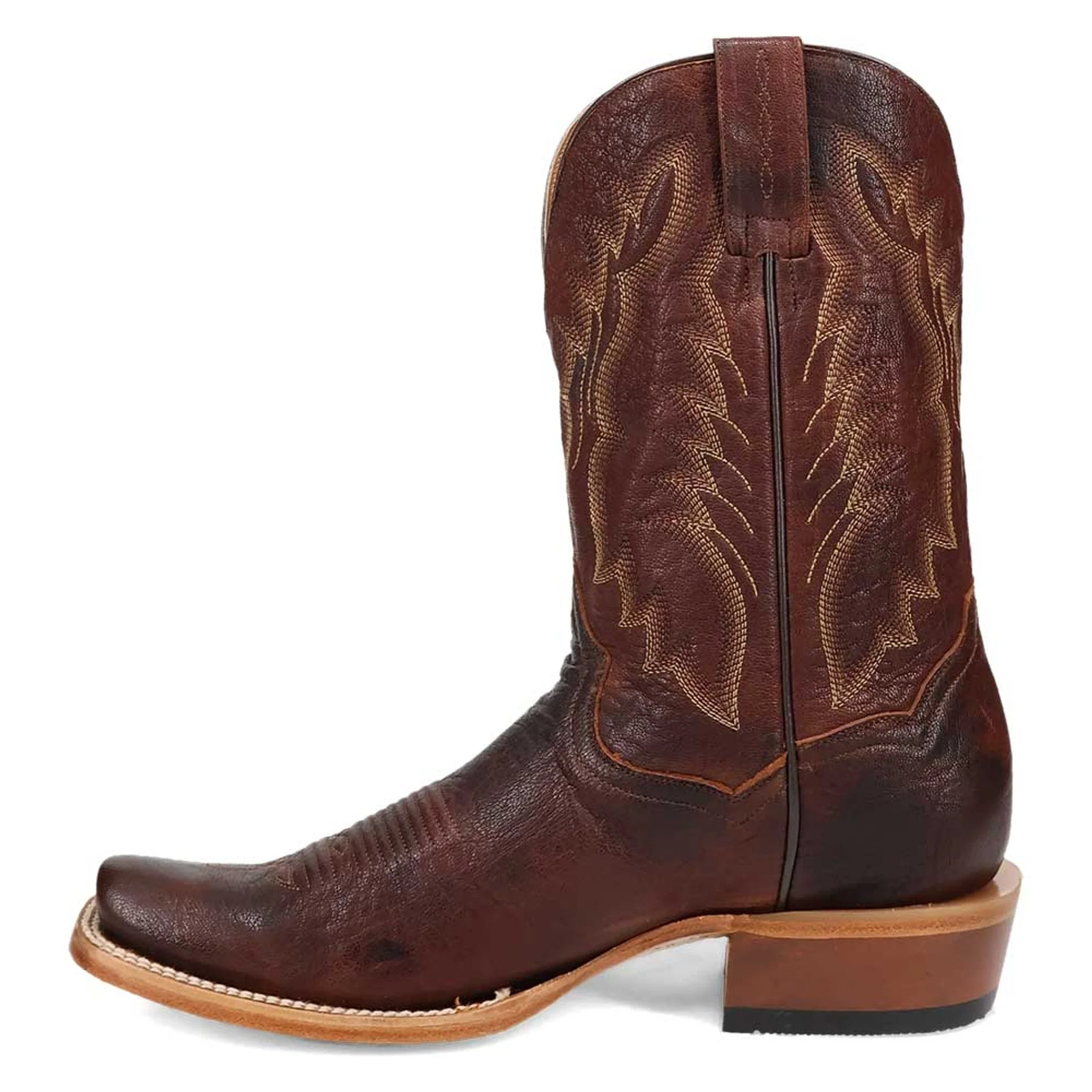 Dan Post Men's Boerne Western Cognac Leather Boots - Image 5