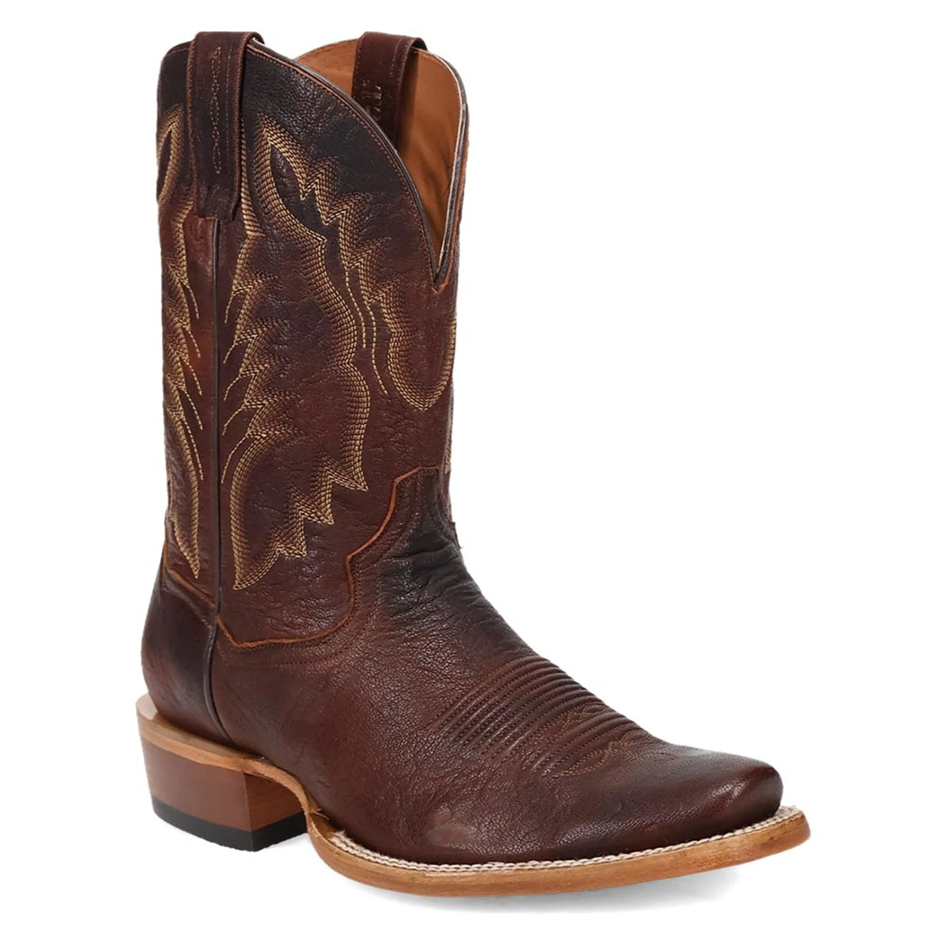 Dan Post Men's Boerne Western Cognac Leather Boots - Image 6