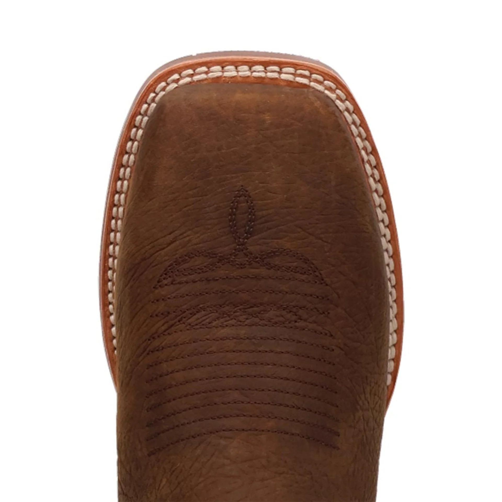 Dan Post Men's Bridgestone Chocolate & Tan Square Toe Western Boots - Image 3